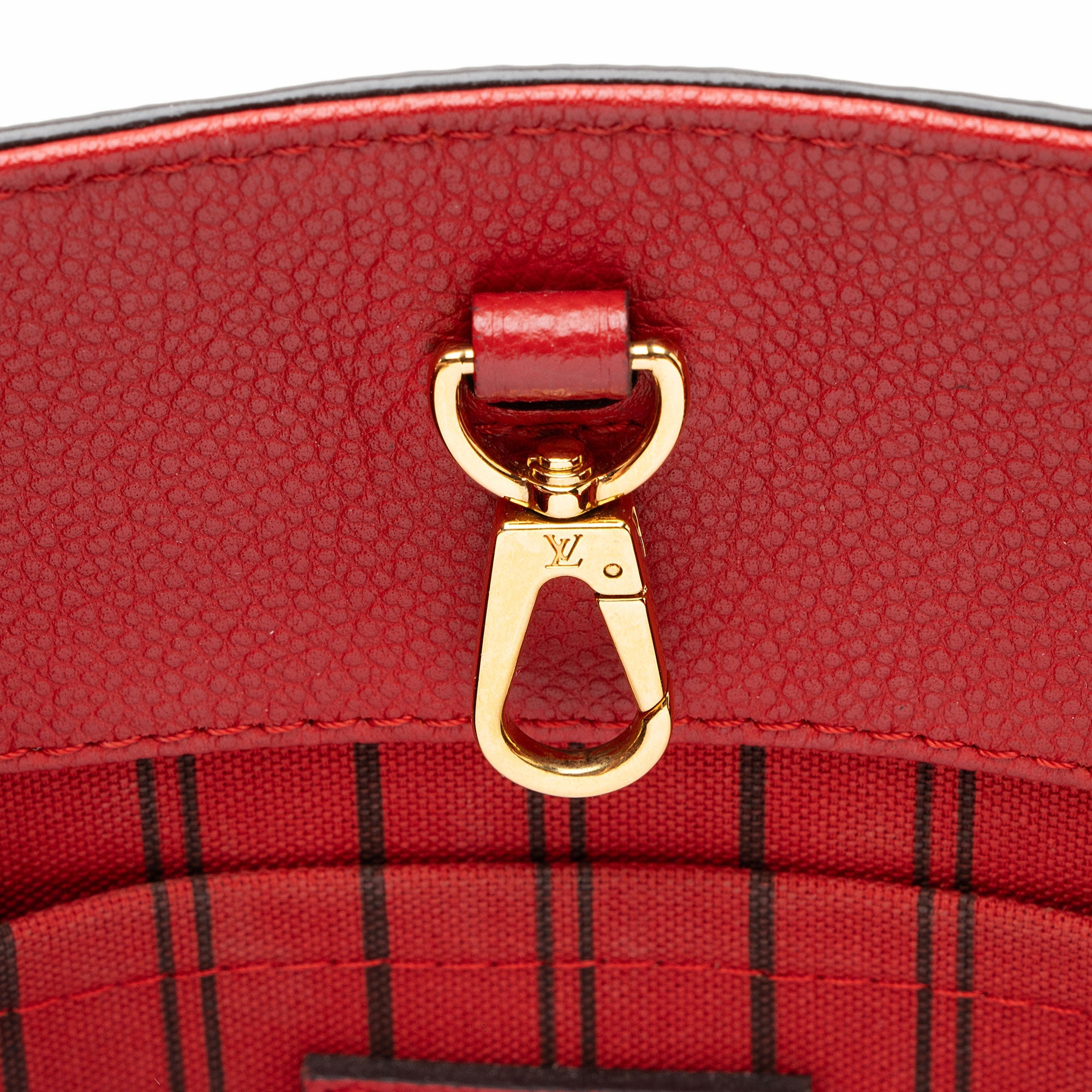 Louis Vuitton Monogram Empreinte Montaigne MM Satchel