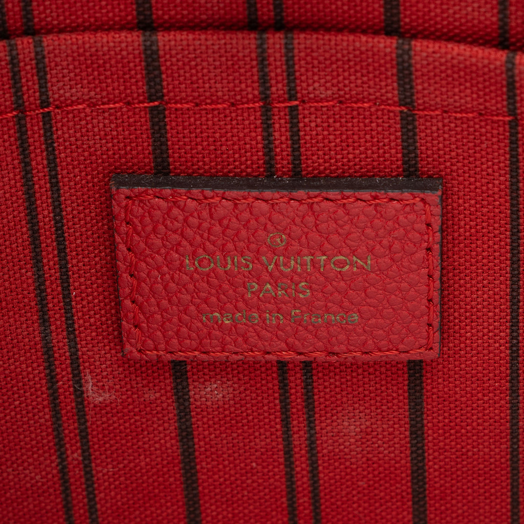 Louis Vuitton Monogram Empreinte Montaigne MM Satchel