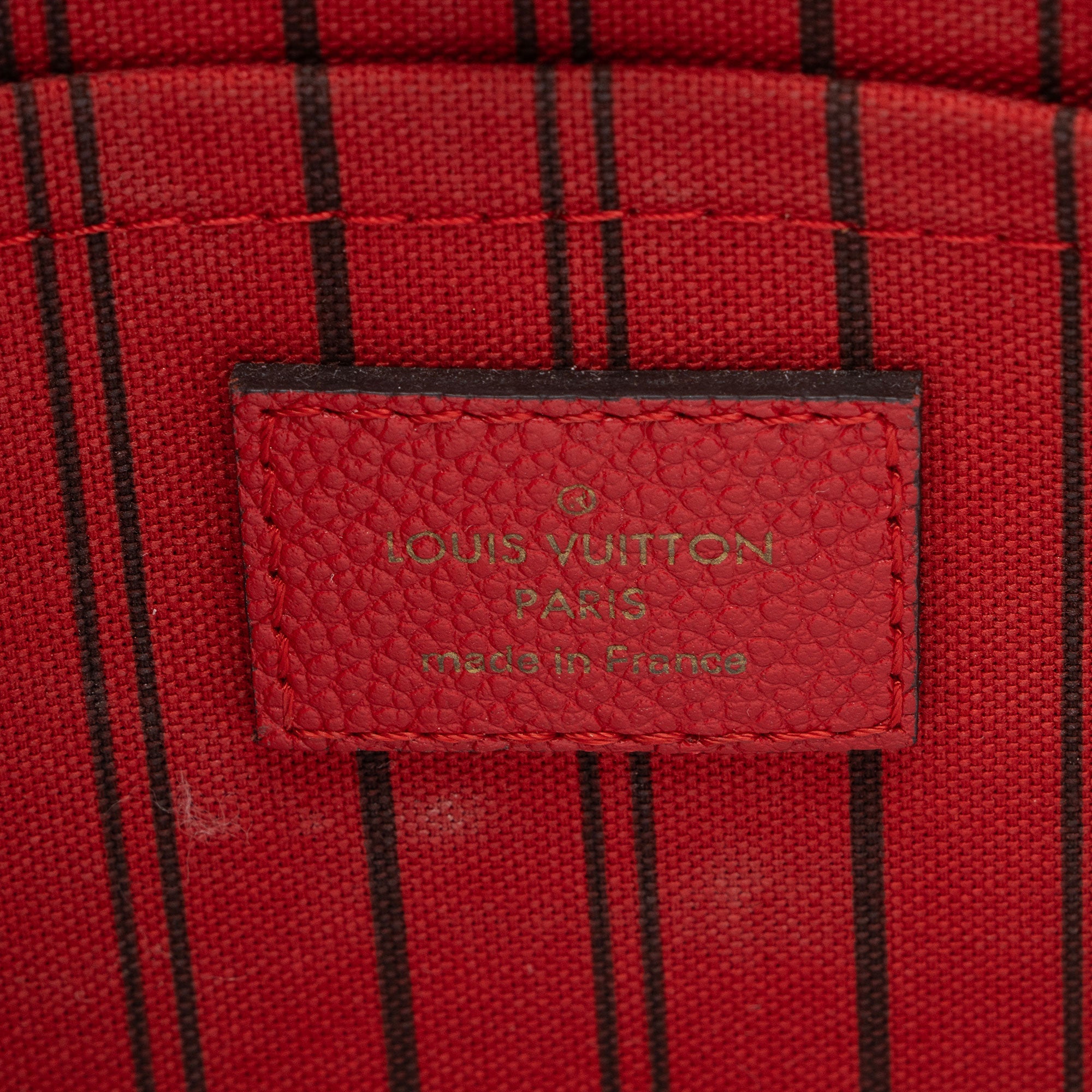 Louis Vuitton Monogram Empreinte Montaigne MM Satchel
