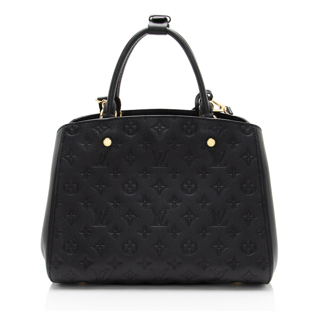 Louis Vuitton Monogram Empreinte Montaigne MM Satchel