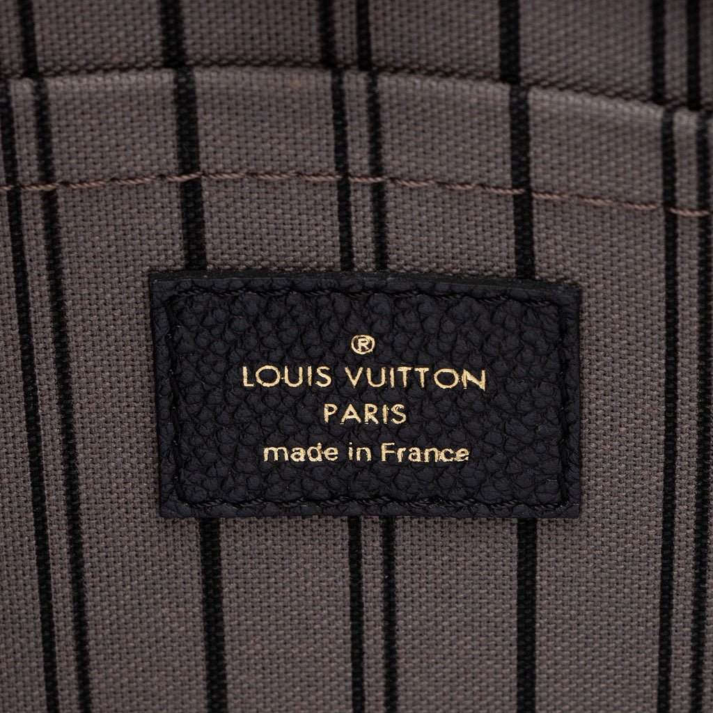 Louis Vuitton Monogram Empreinte Montaigne MM Satchel