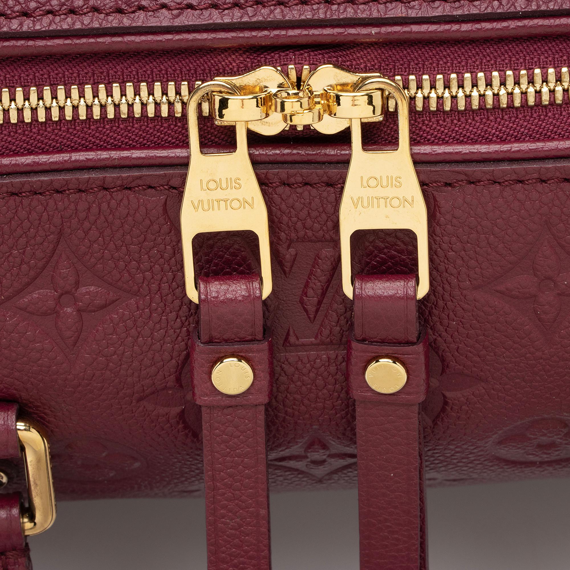 Louis Vuitton Monogram Empreinte Speedy Bandouliere 25 Satchel - FINAL SALE (SHF-7YVpMd)