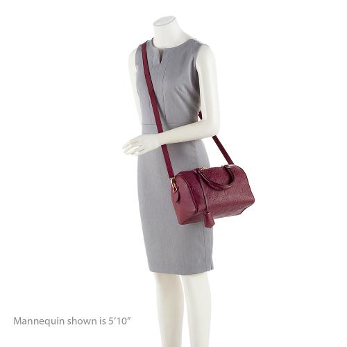 Louis Vuitton Monogram Empreinte Speedy Bandouliere 25 Satchel - FINAL SALE (SHF-7YVpMd)