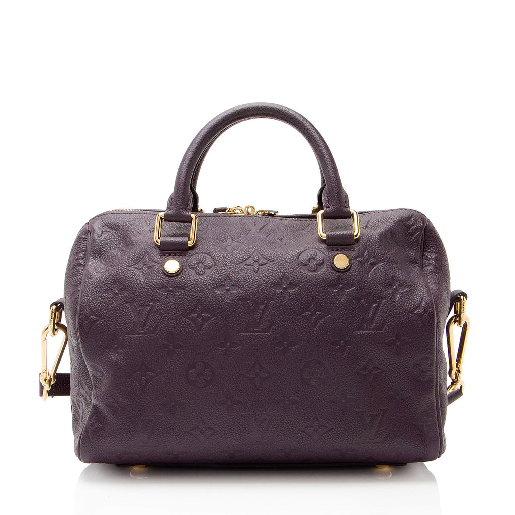 Louis Vuitton Monogram Empreinte Speedy Bandouliere 25 Satchel