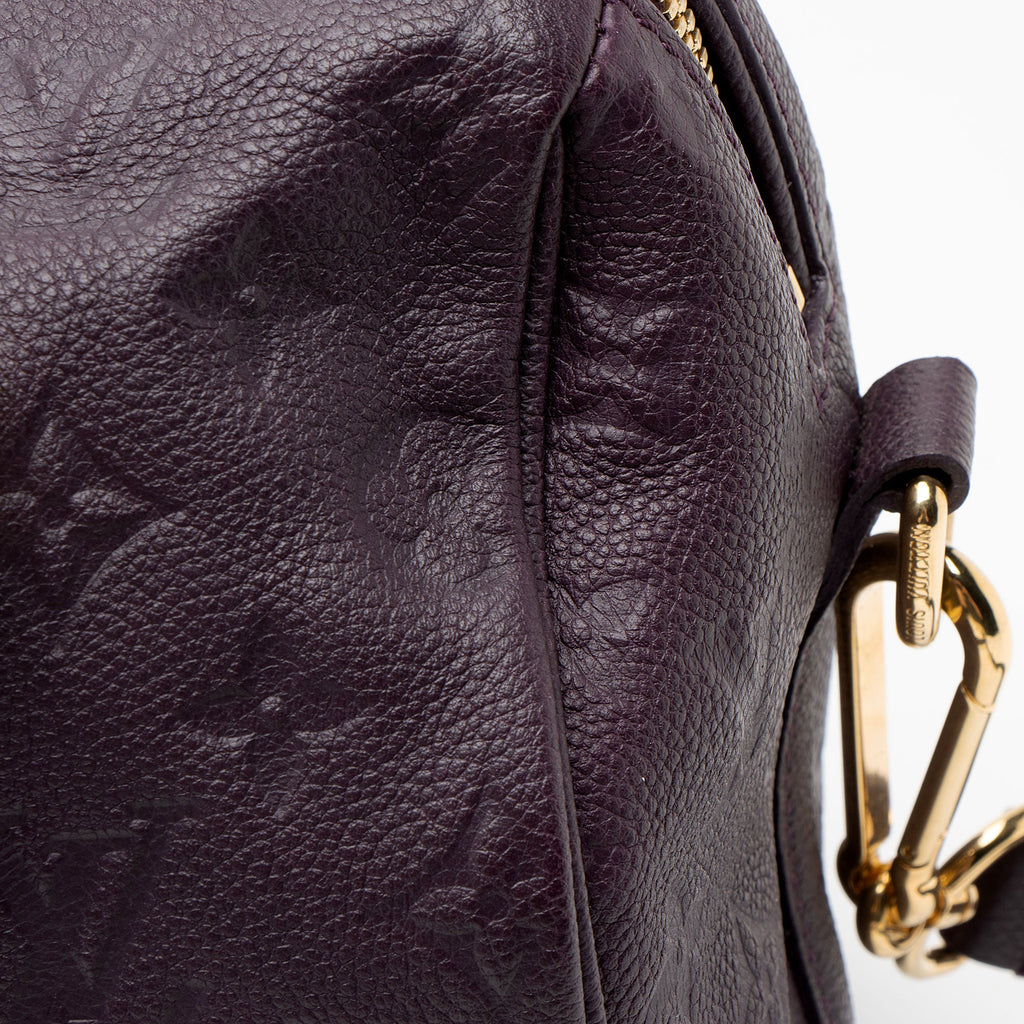 Louis Vuitton Monogram Empreinte Speedy Bandouliere 25 Satchel