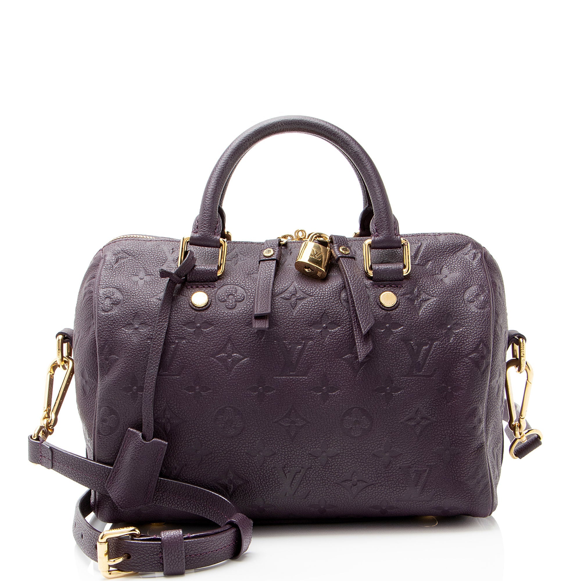 Louis Vuitton Monogram Empreinte Speedy Bandouliere 25 Satchel