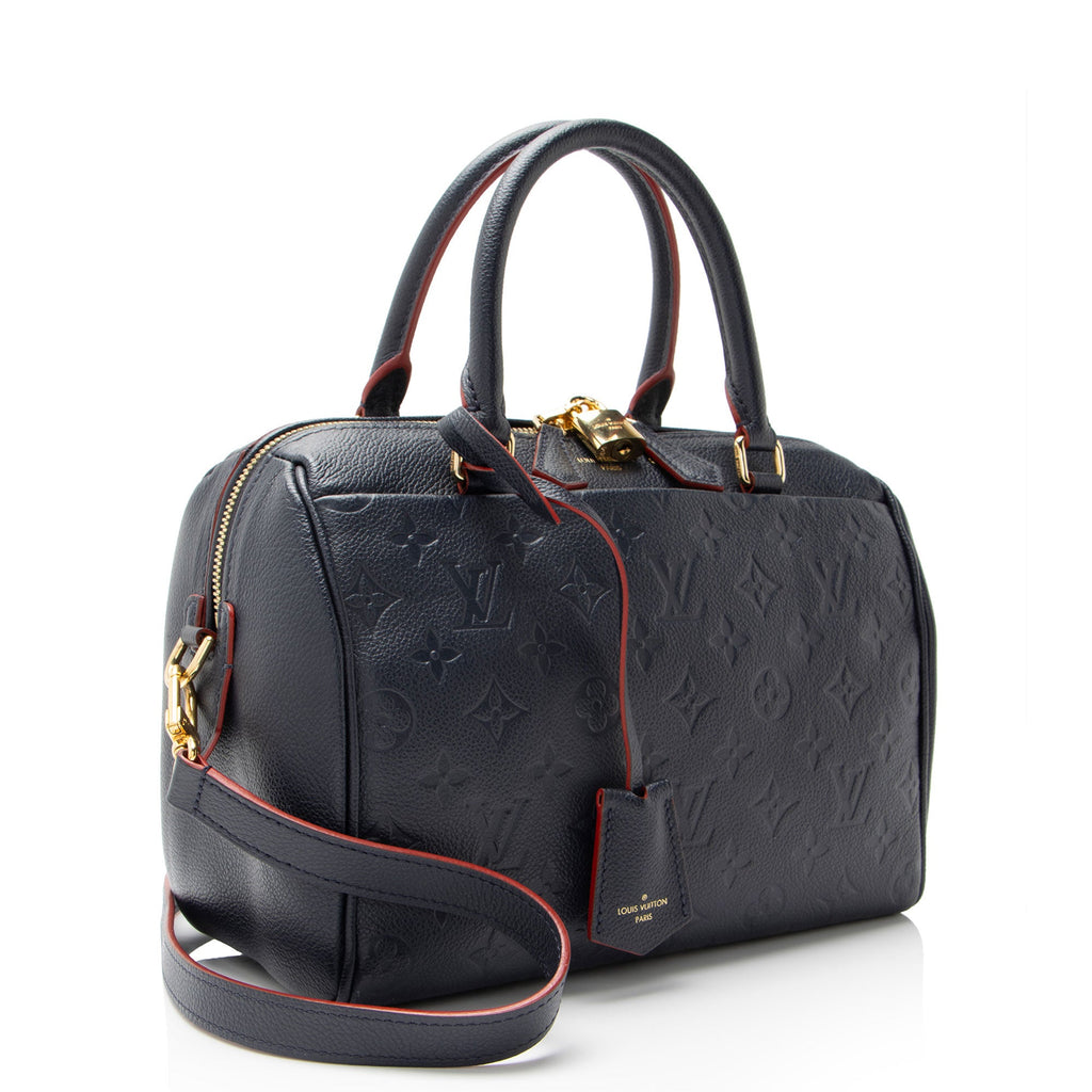 Louis Vuitton Monogram Empreinte Speedy Bandouliere 25 Satchel