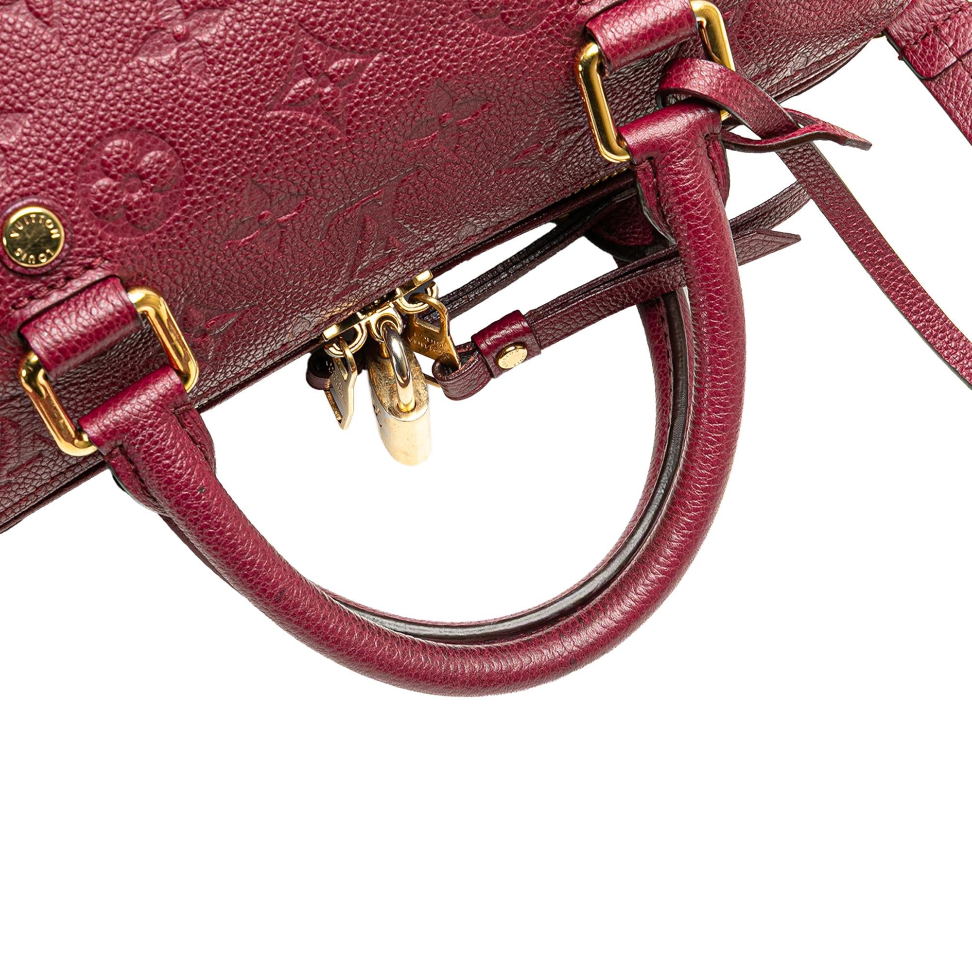 Louis Vuitton Monogram Empreinte Speedy Bandouliere 25