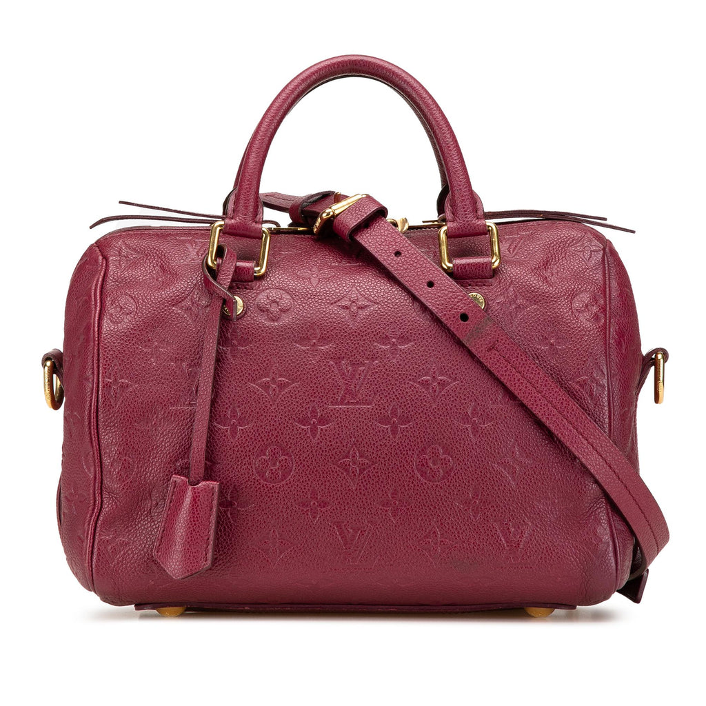 Louis Vuitton Monogram Empreinte Speedy Bandouliere 25