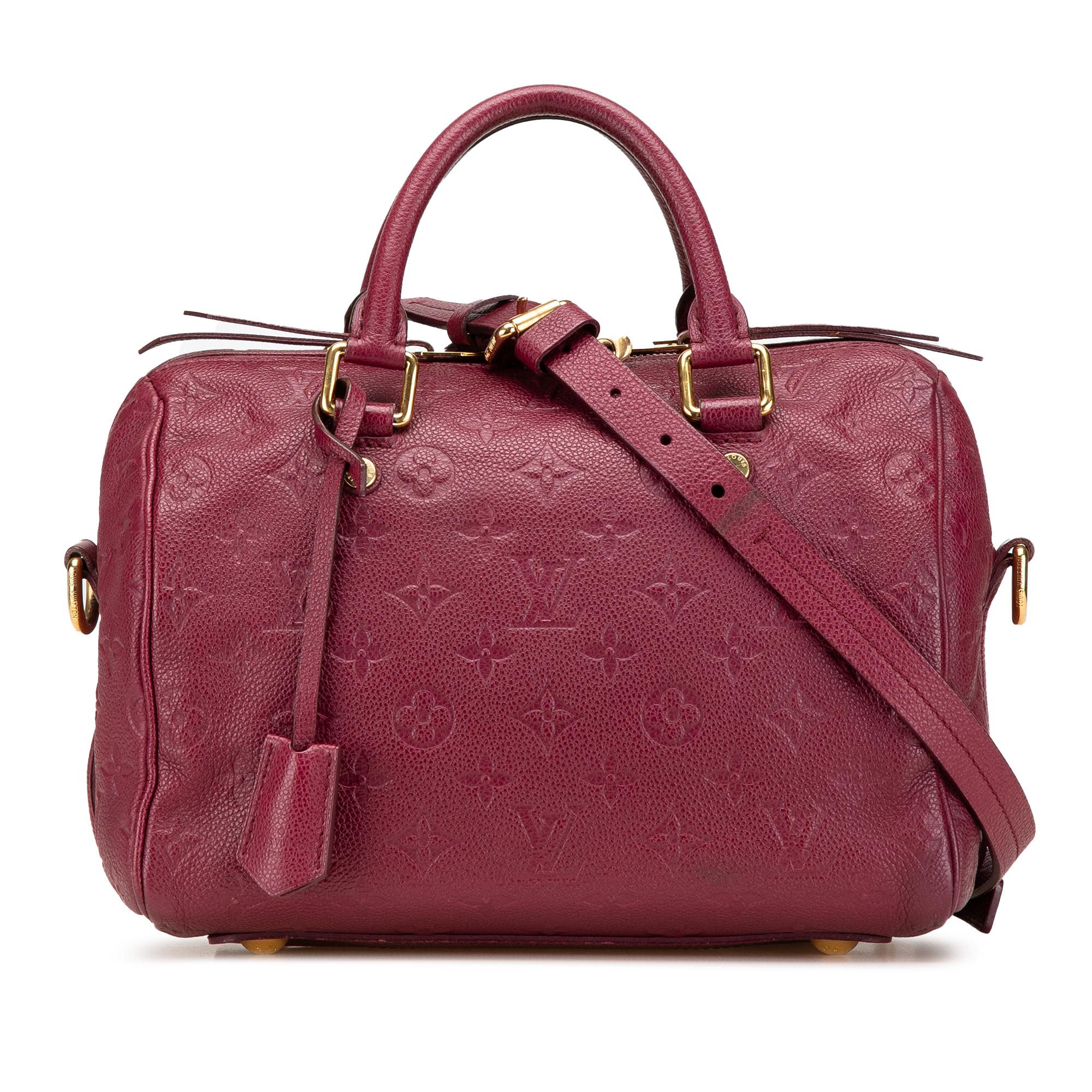 Louis Vuitton Monogram Empreinte Speedy Bandouliere 25