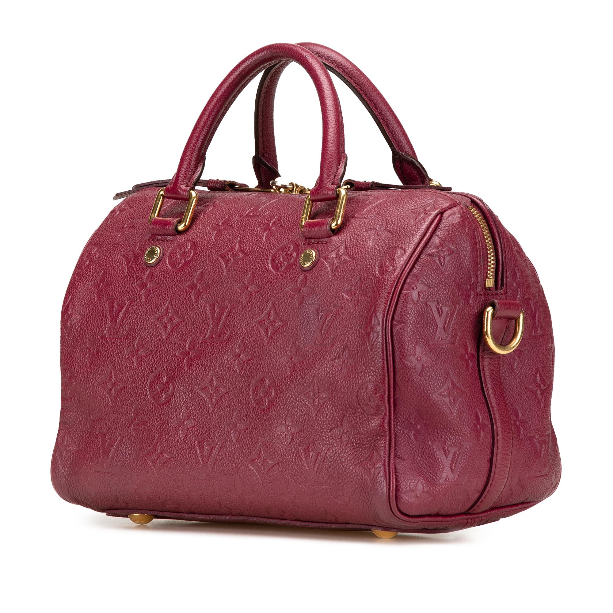 Louis Vuitton Monogram Empreinte Speedy Bandouliere 25