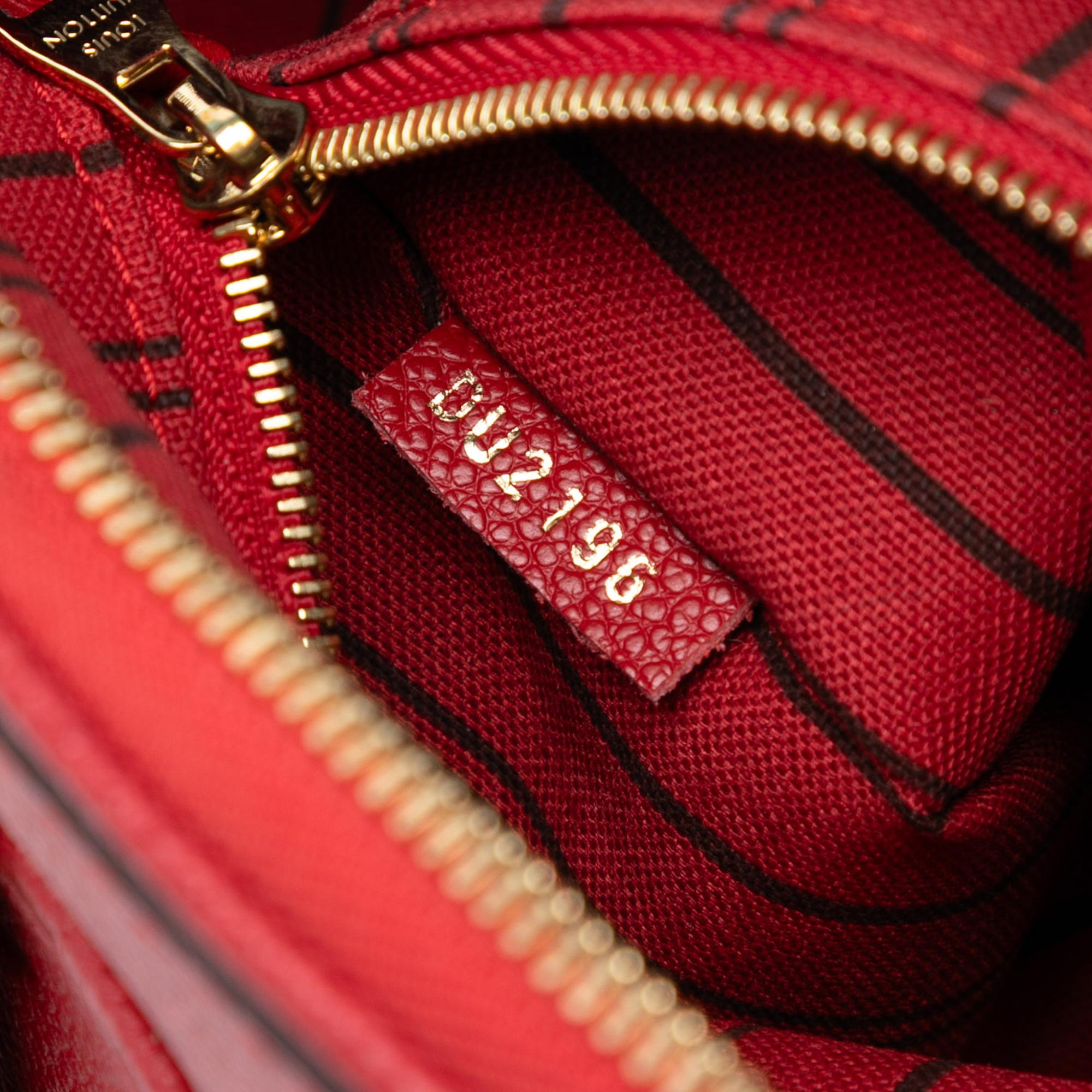 Louis Vuitton Monogram Empreinte Speedy Bandouliere 25