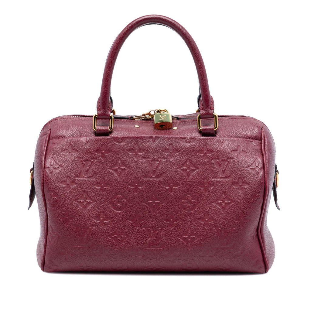 Louis Vuitton Monogram Empreinte Speedy Bandouliere 25