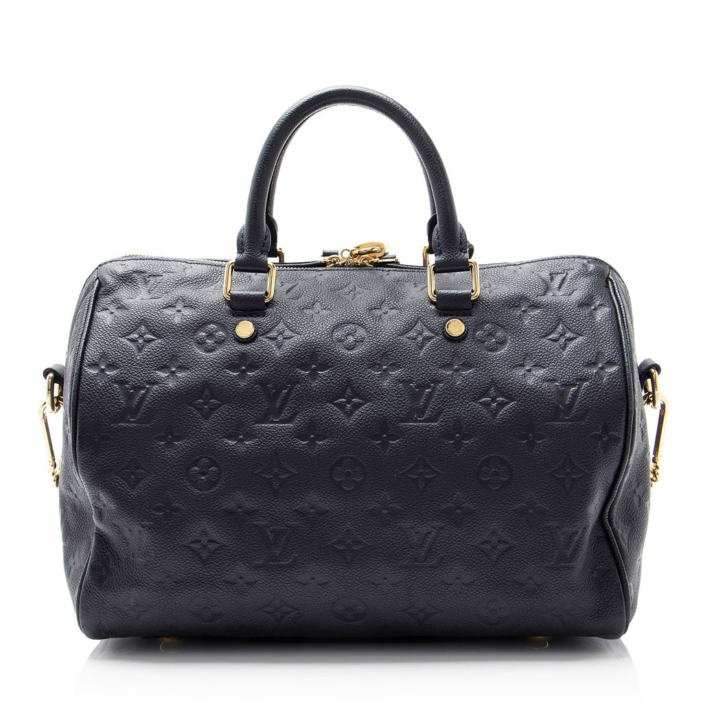 Louis Vuitton Monogram Empreinte Speedy Bandouliere 30 Satchel