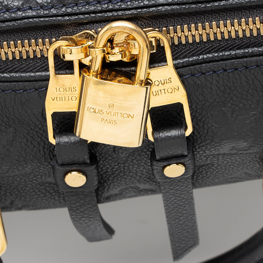 Louis Vuitton Monogram Empreinte Speedy Bandouliere 30 Satchel