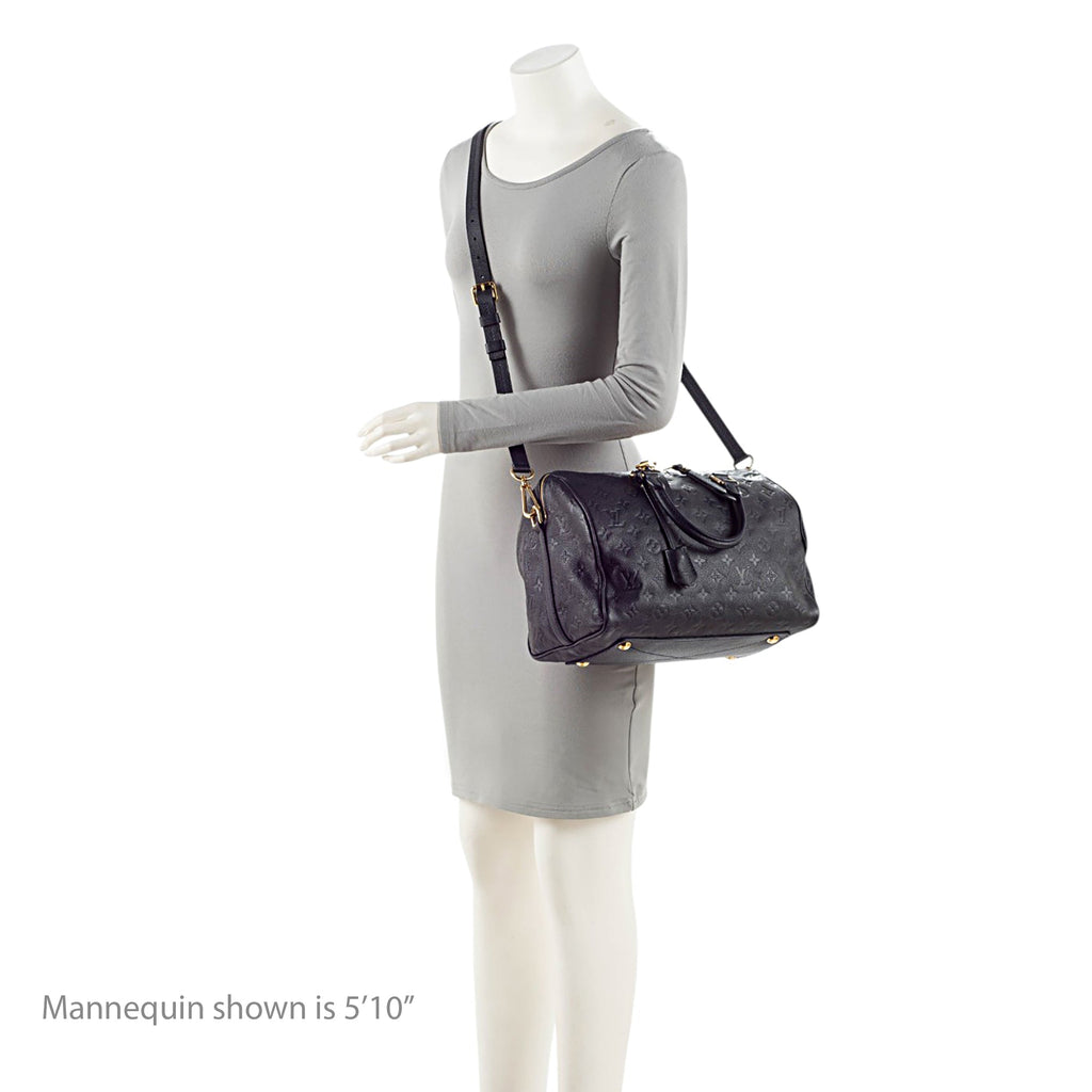 Louis Vuitton Monogram Empreinte Speedy Bandouliere 30 Satchel