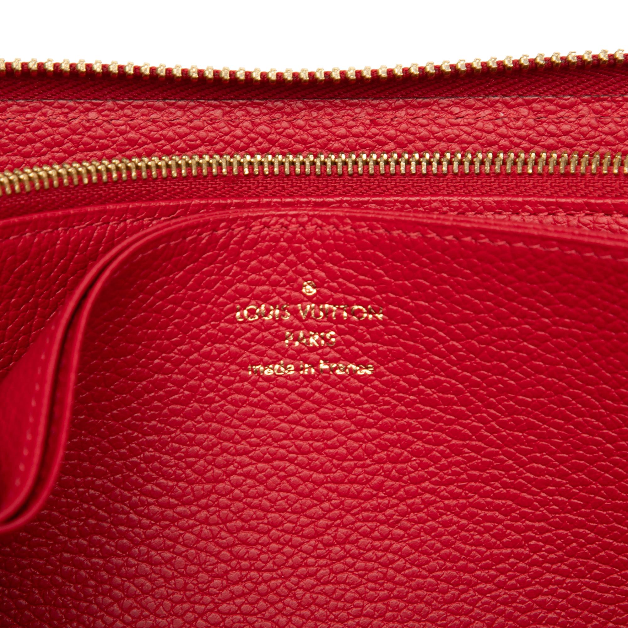 Louis Vuitton Monogram Empreinte Zippy Long Wallet