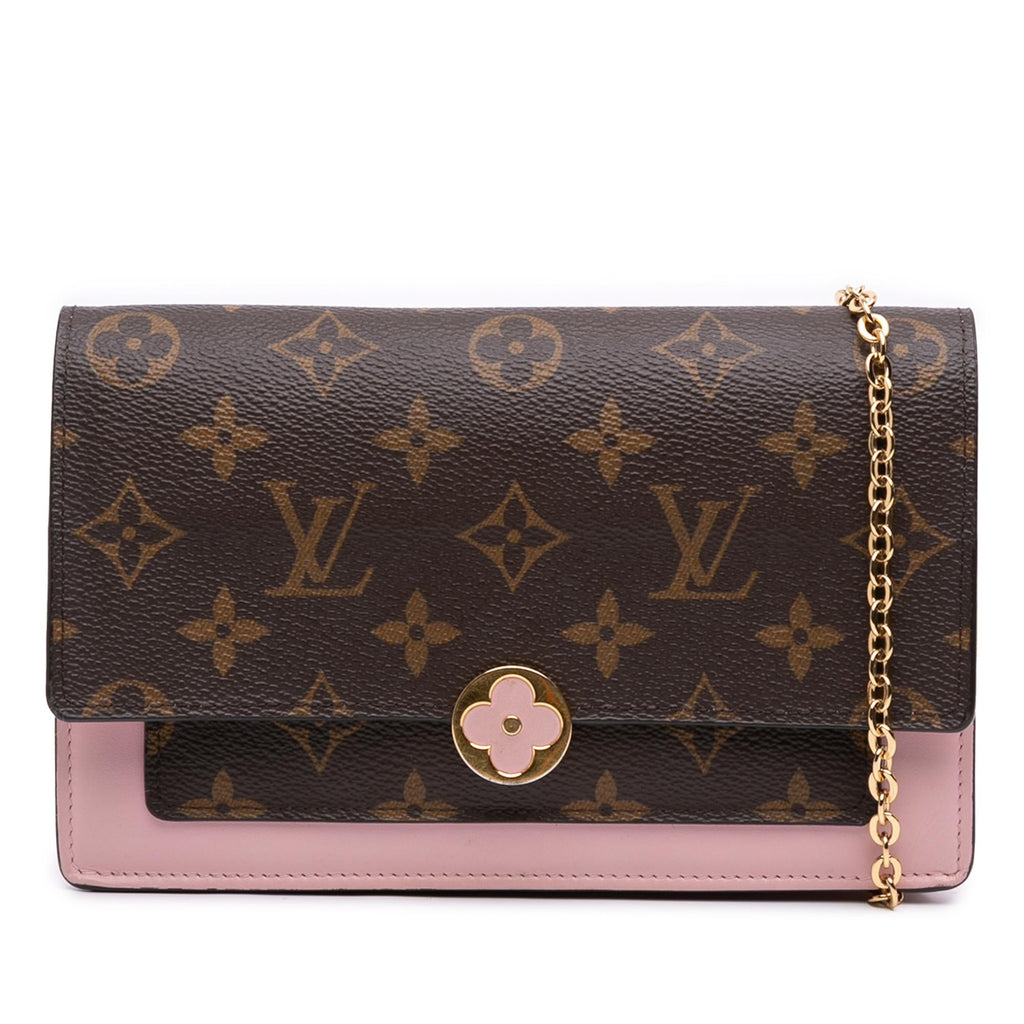 Louis Vuitton Monogram Flore Wallet On Chain
