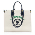 Louis Vuitton Monogram Jacquard Tuffetage Hamptons Onthego GM Tote