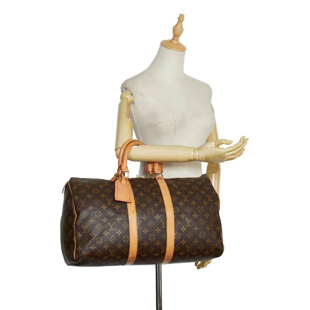 Louis Vuitton Monogram Keepall 45 (SHG-TbBeop)