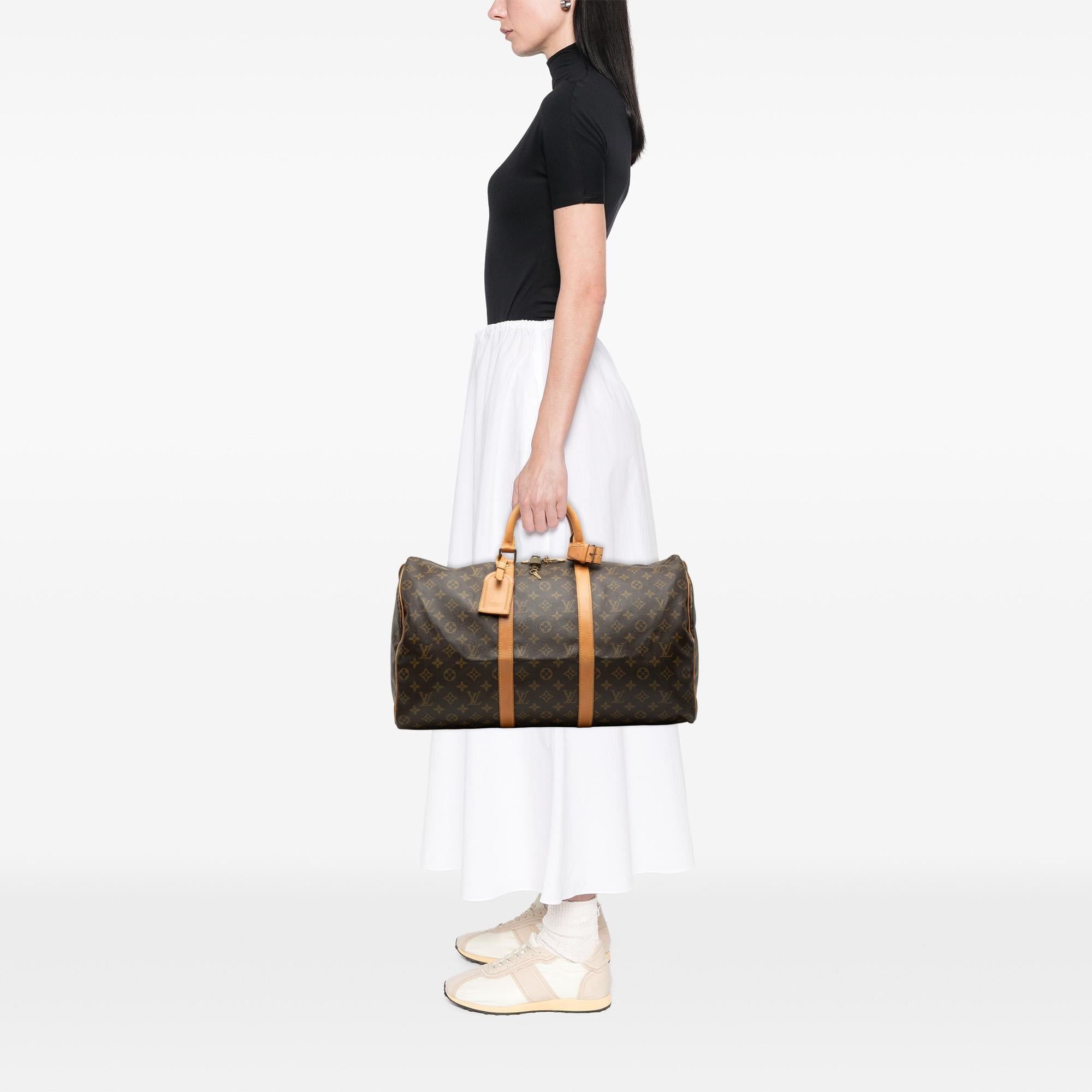 Louis Vuitton Monogram Keepall 50