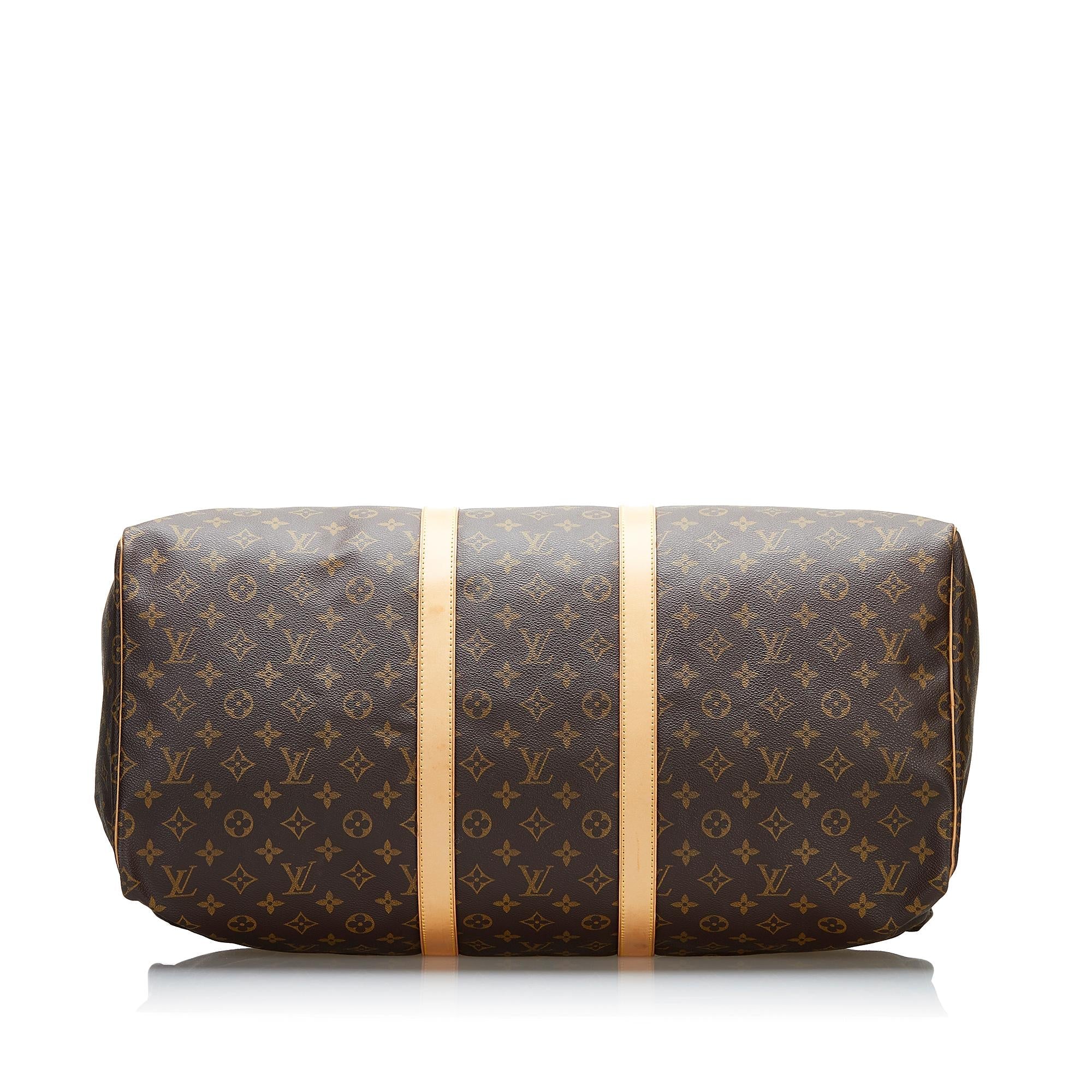 Louis Vuitton Monogram Keepall 55 (SHG-36759)