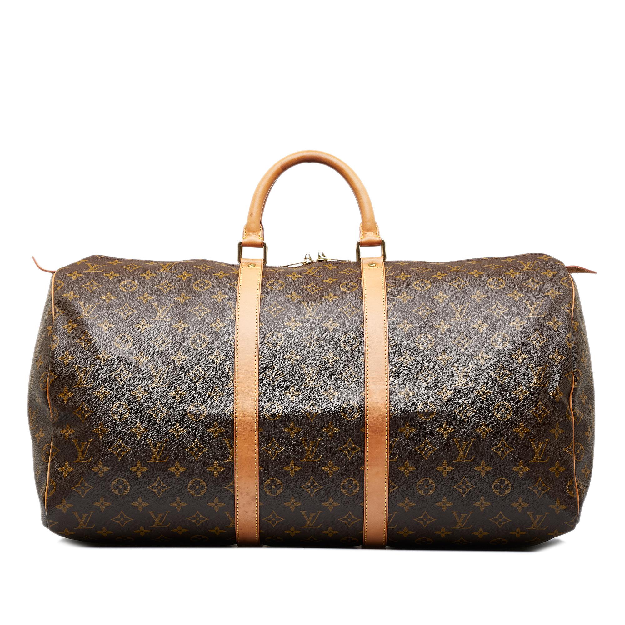 Louis Vuitton Monogram Keepall 55 (SHG-8A6vt9)