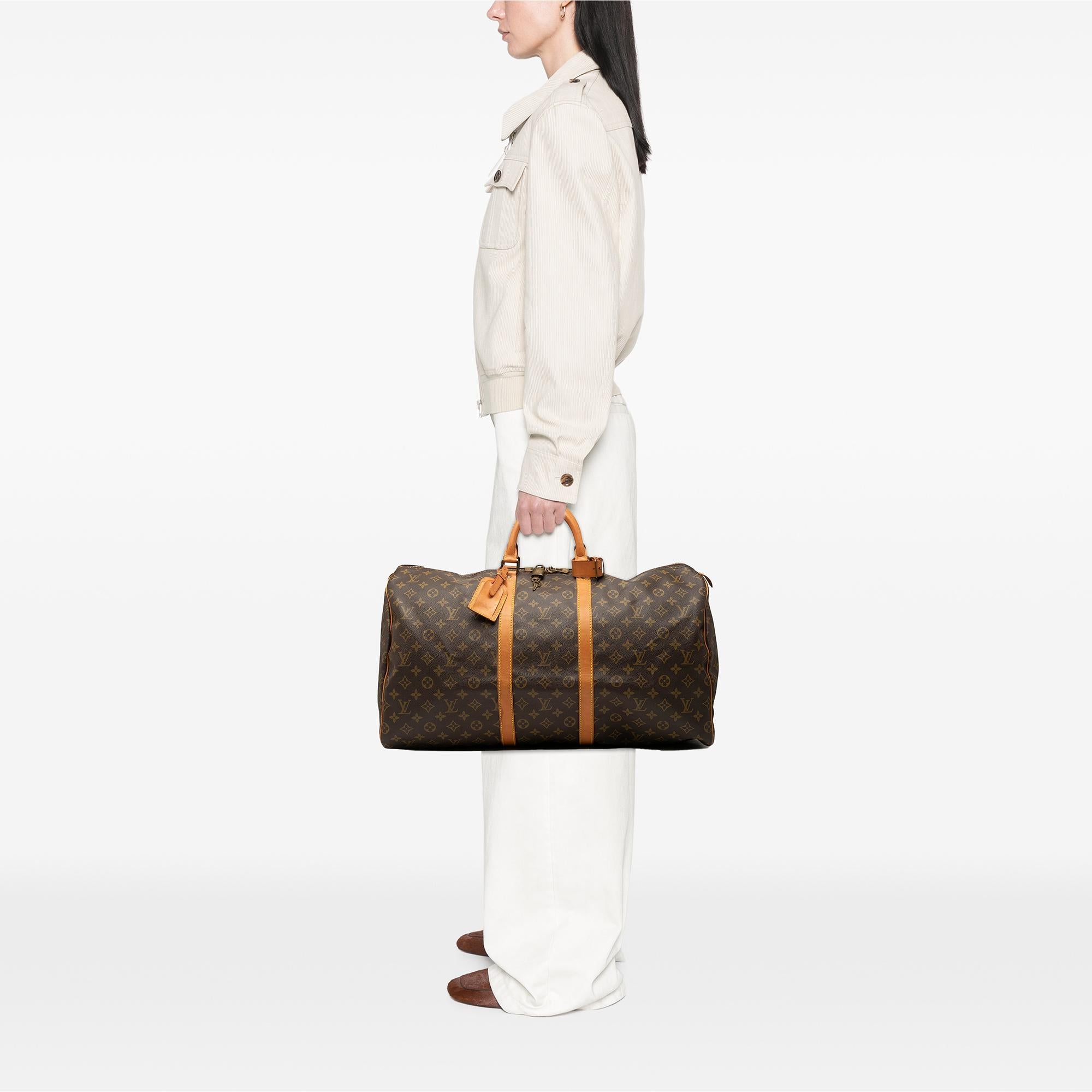 Louis Vuitton Monogram Keepall 55