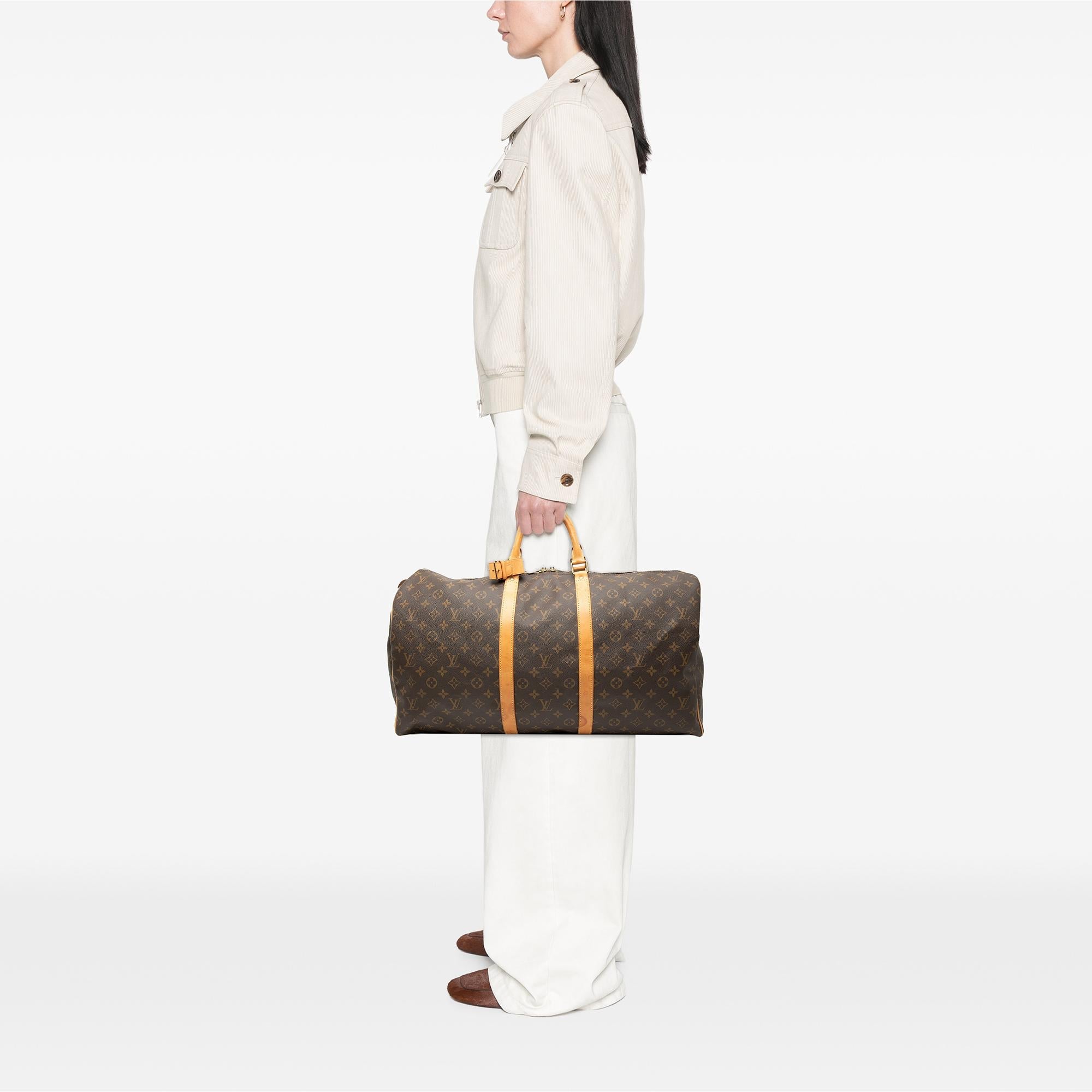Louis Vuitton Monogram Keepall 55
