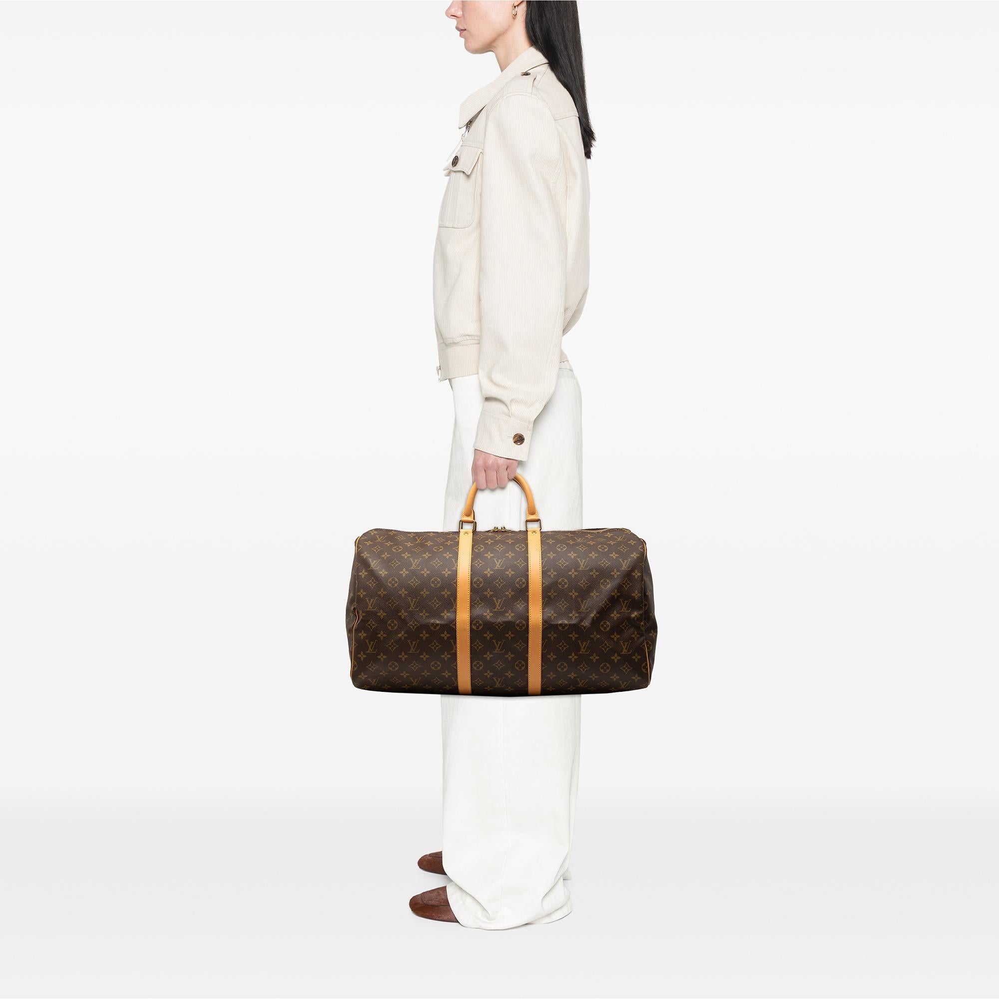 Louis Vuitton Monogram Keepall 55