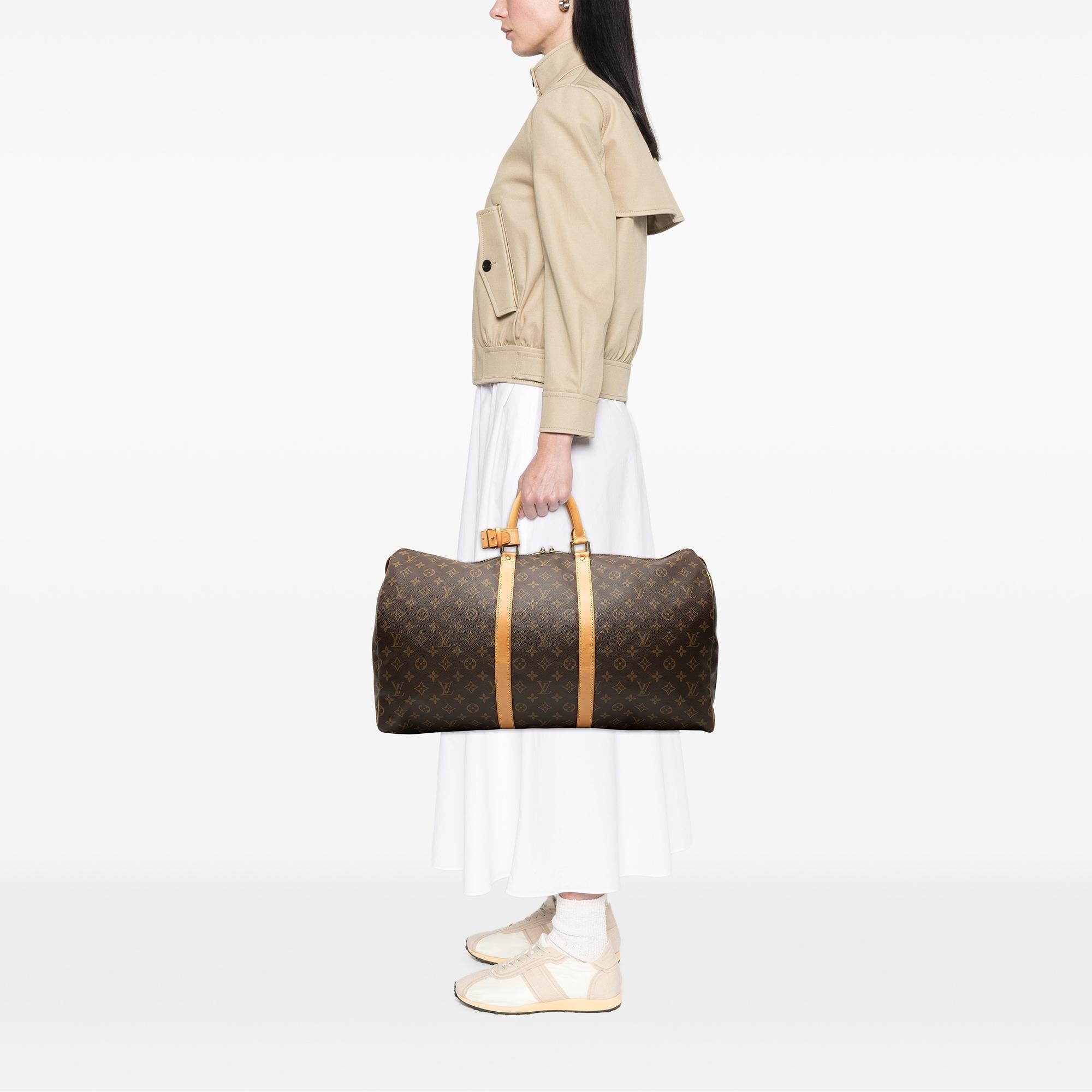Louis Vuitton Monogram Keepall 55