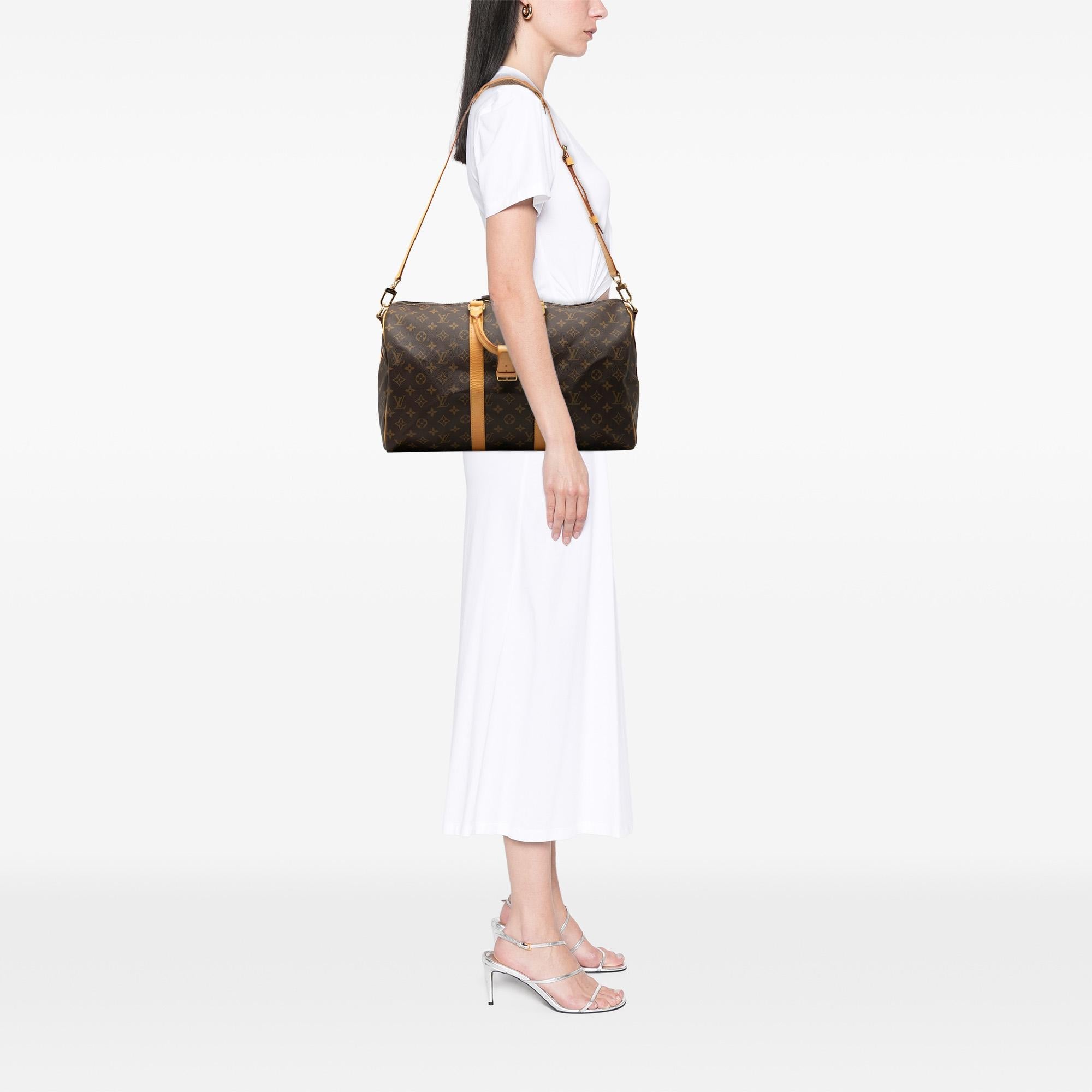 Louis Vuitton Monogram Keepall Bandouliere 45
