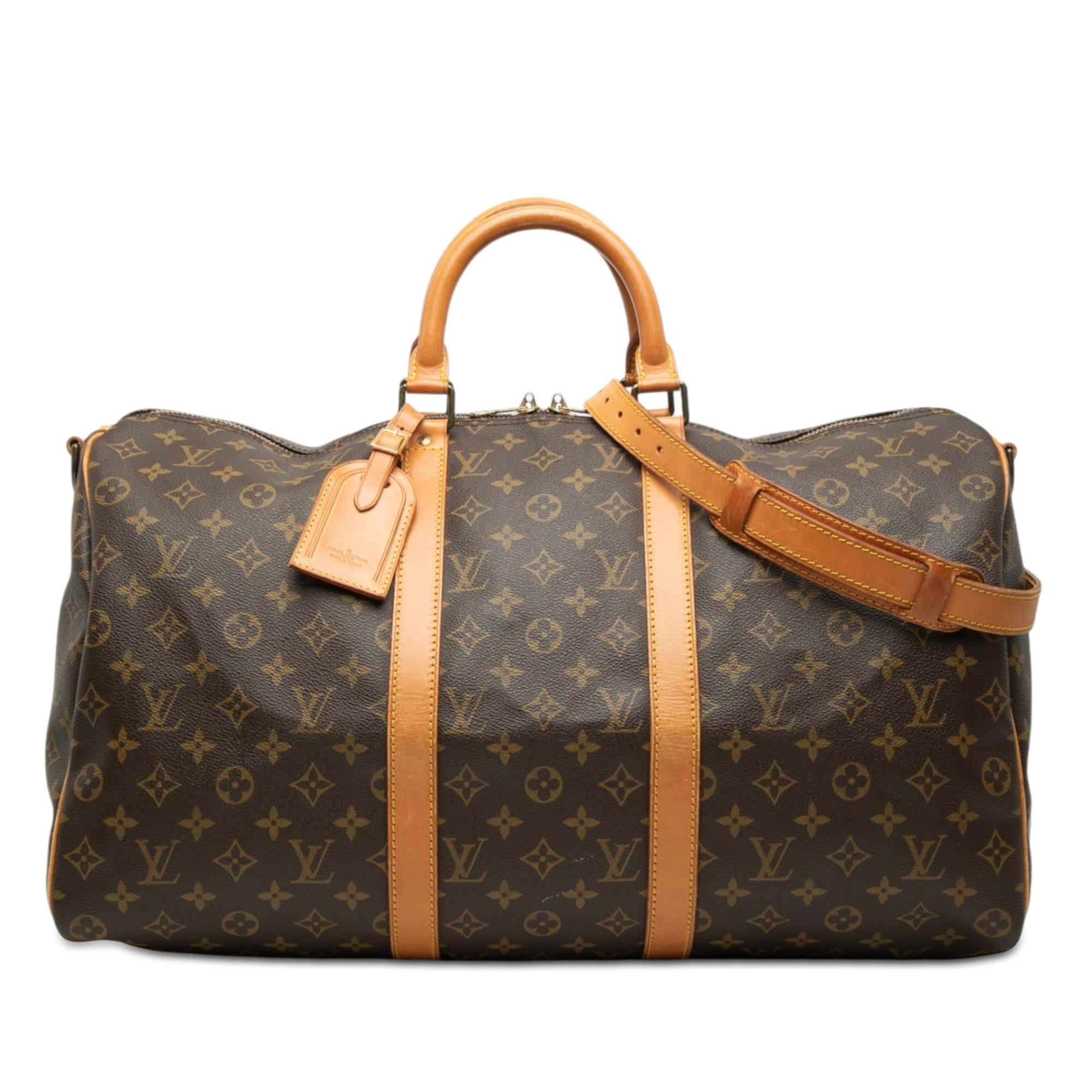 Louis Vuitton Monogram Keepall Bandouliere 50
