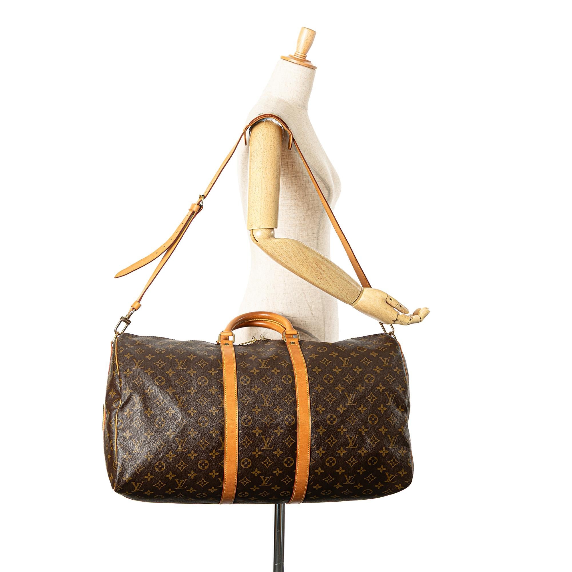Louis Vuitton Monogram Keepall Bandouliere 55