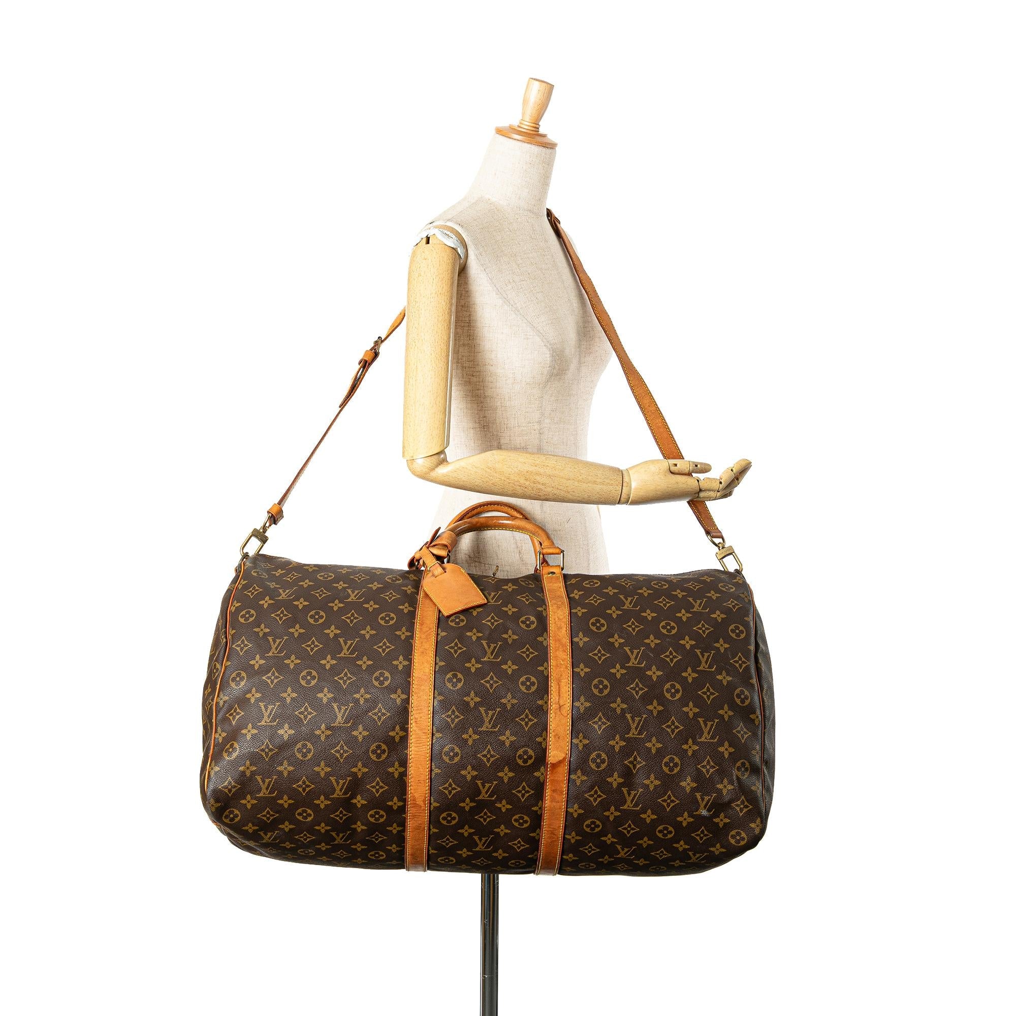 Louis Vuitton Monogram Keepall Bandouliere 60