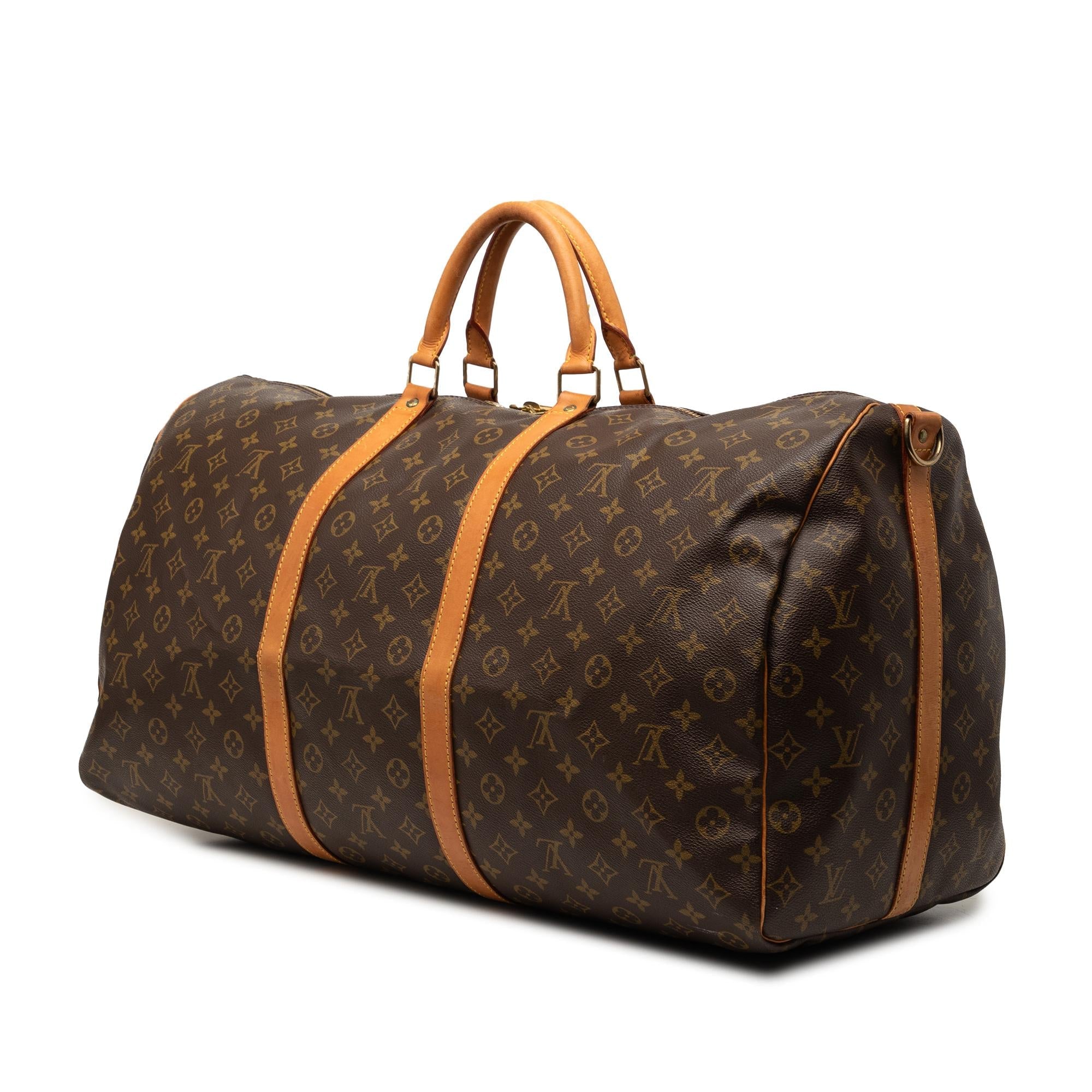 Louis Vuitton Monogram Keepall Bandouliere 60