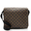 Louis Vuitton Monogram Macassar Canvas District MM Messenger