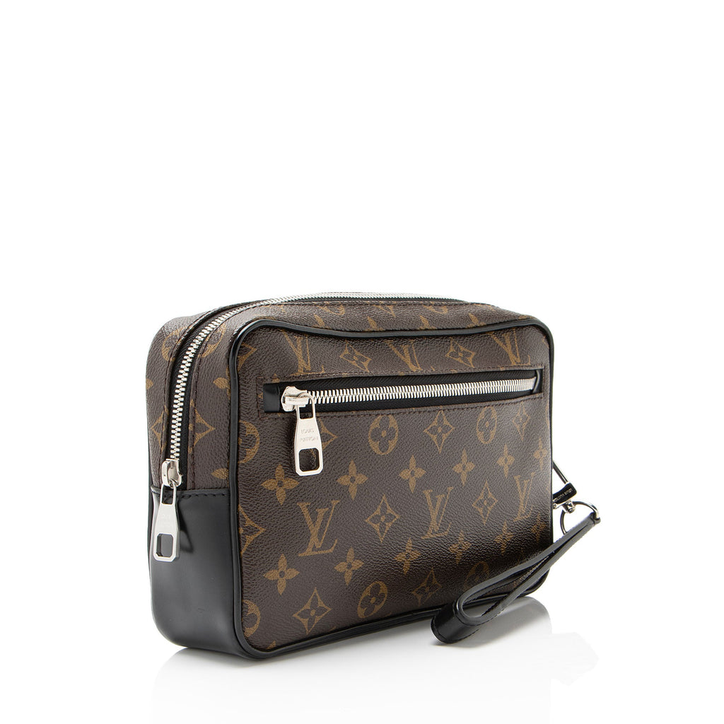 Louis Vuitton Monogram Macassar Kasai Clutch
