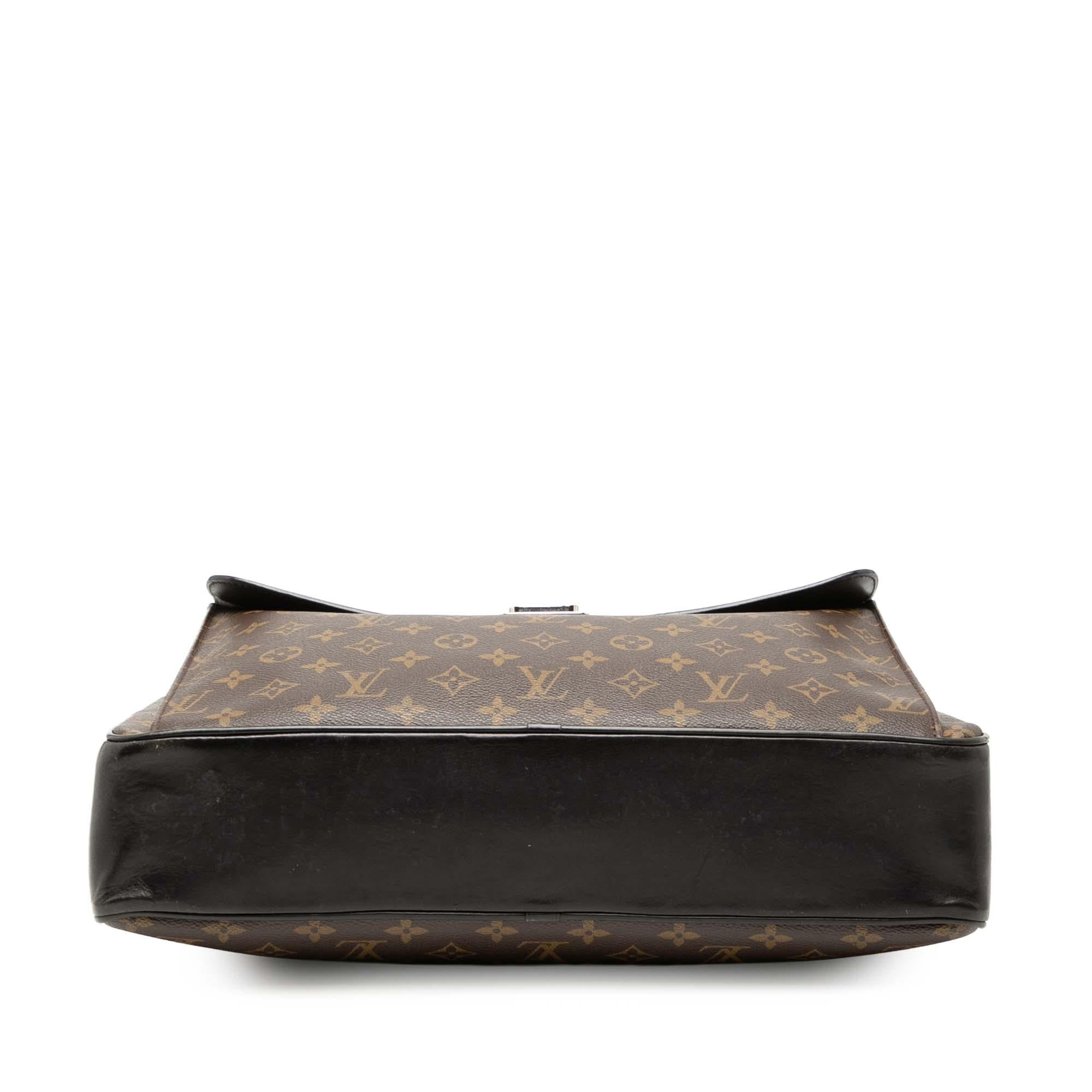 Louis Vuitton Monogram Macassar Soft Briefcase