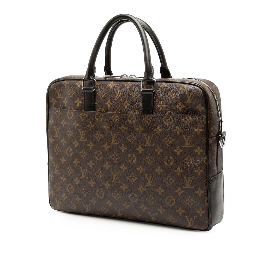 Louis Vuitton Monogram Macassar Soft Briefcase