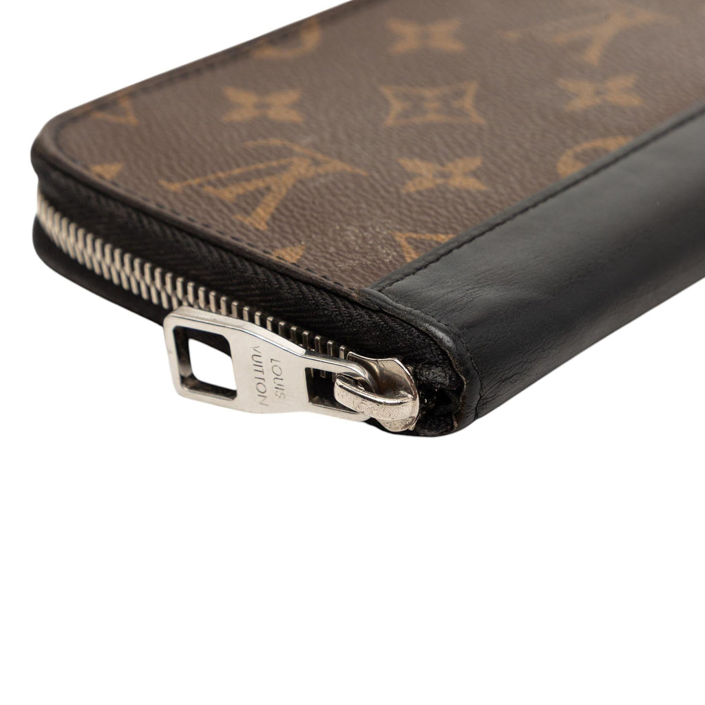 Louis Vuitton Monogram Macassar Vertical Zippy Wallet