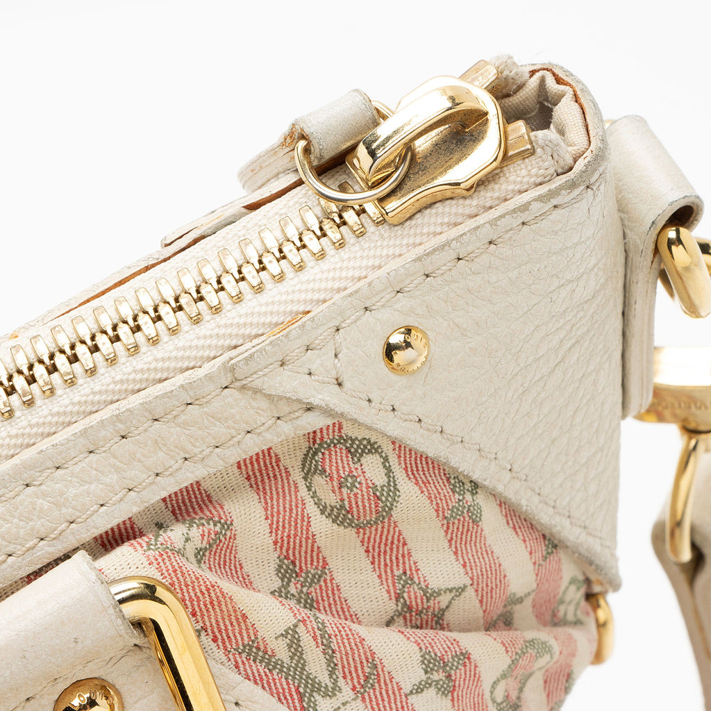 Louis Vuitton Monogram Mini Lin Croisette Marina PM Satchel (SHF-gJDP1M)