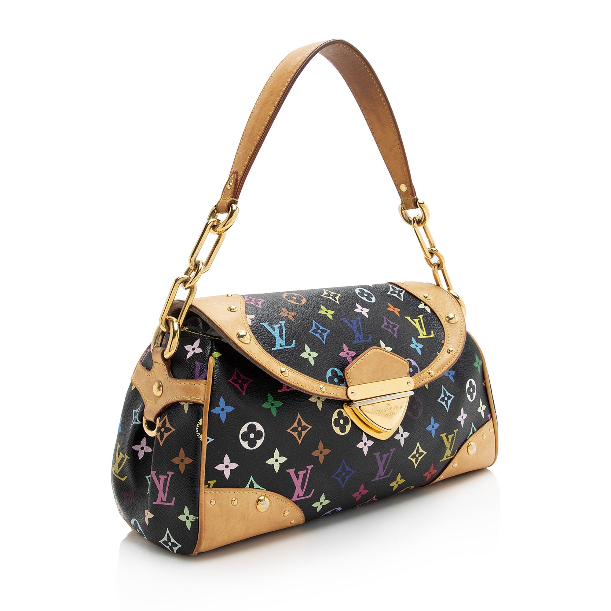 Louis Vuitton Monogram Multicolore Beverly MM Shoulder Bag (SHF-22720)