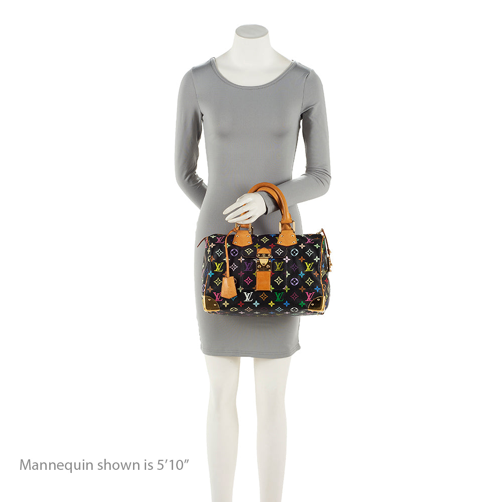 Louis Vuitton Monogram Multicolore Speedy 30 Satchel (SHF-20539)