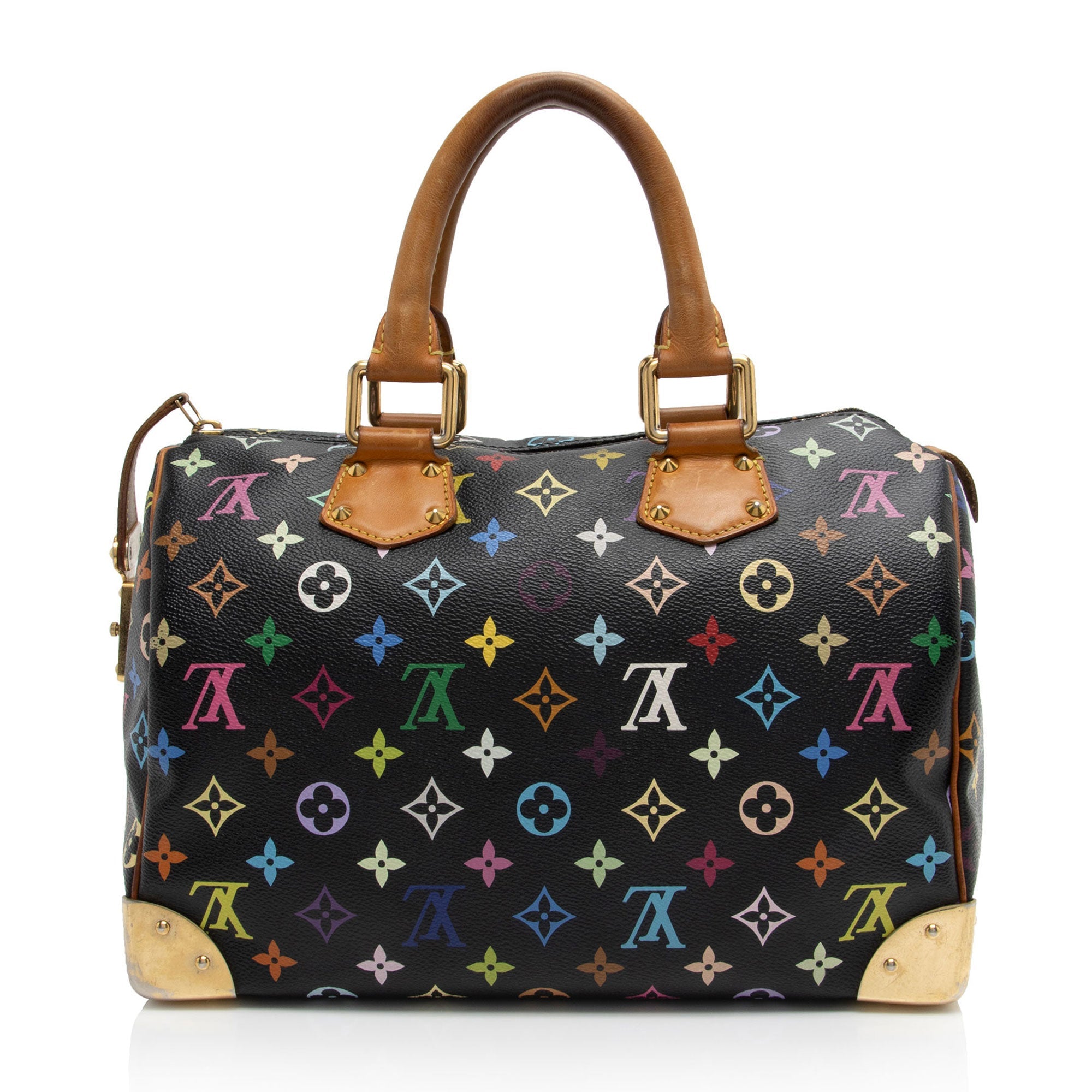 Louis Vuitton Monogram Multicolore Speedy 30 Satchel (SHF-J10WcQ)