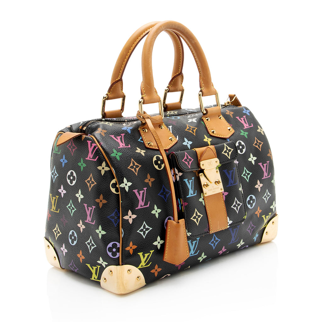 Louis Vuitton Monogram Multicolore Speedy 30 Satchel