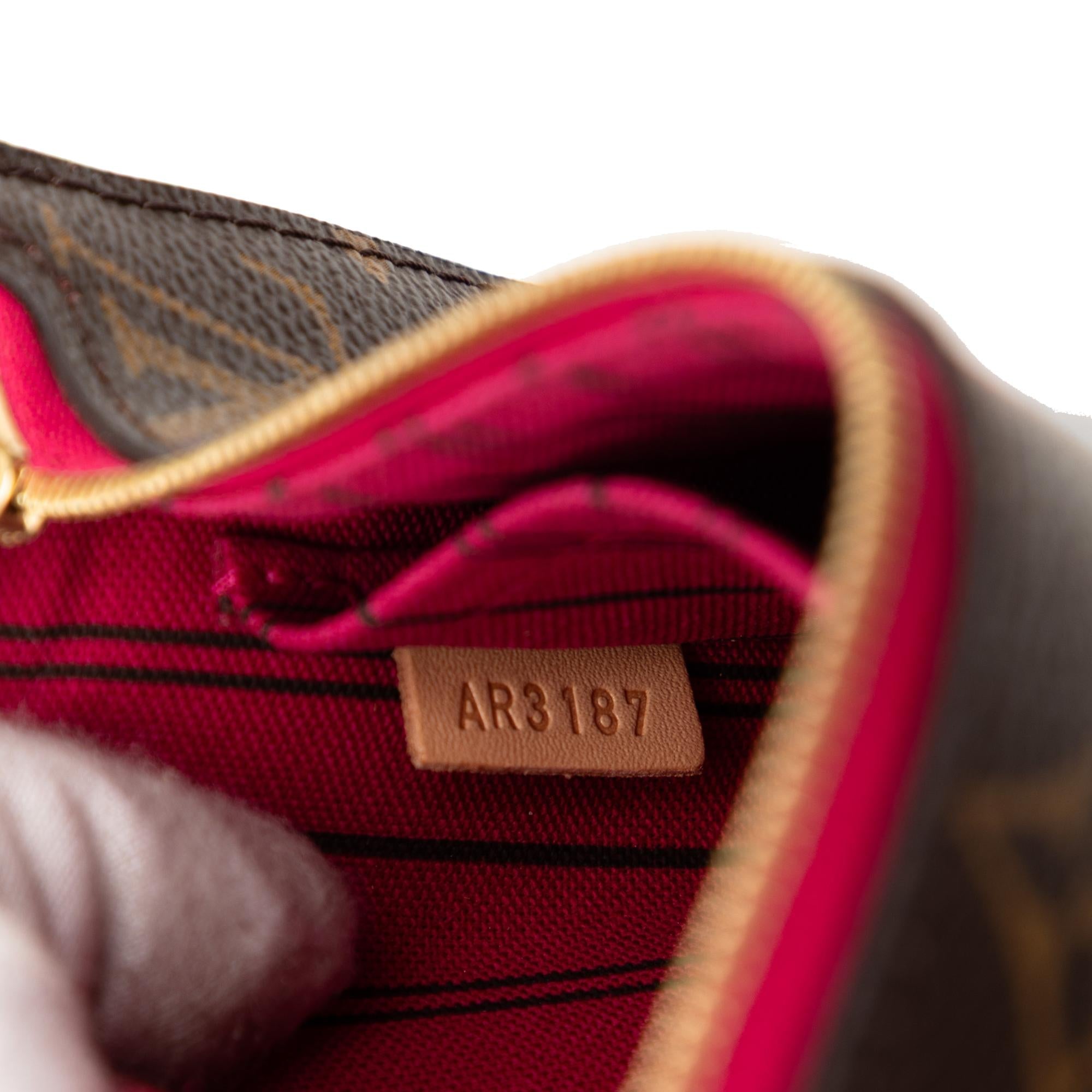 Louis Vuitton Monogram Neverfull Pouch