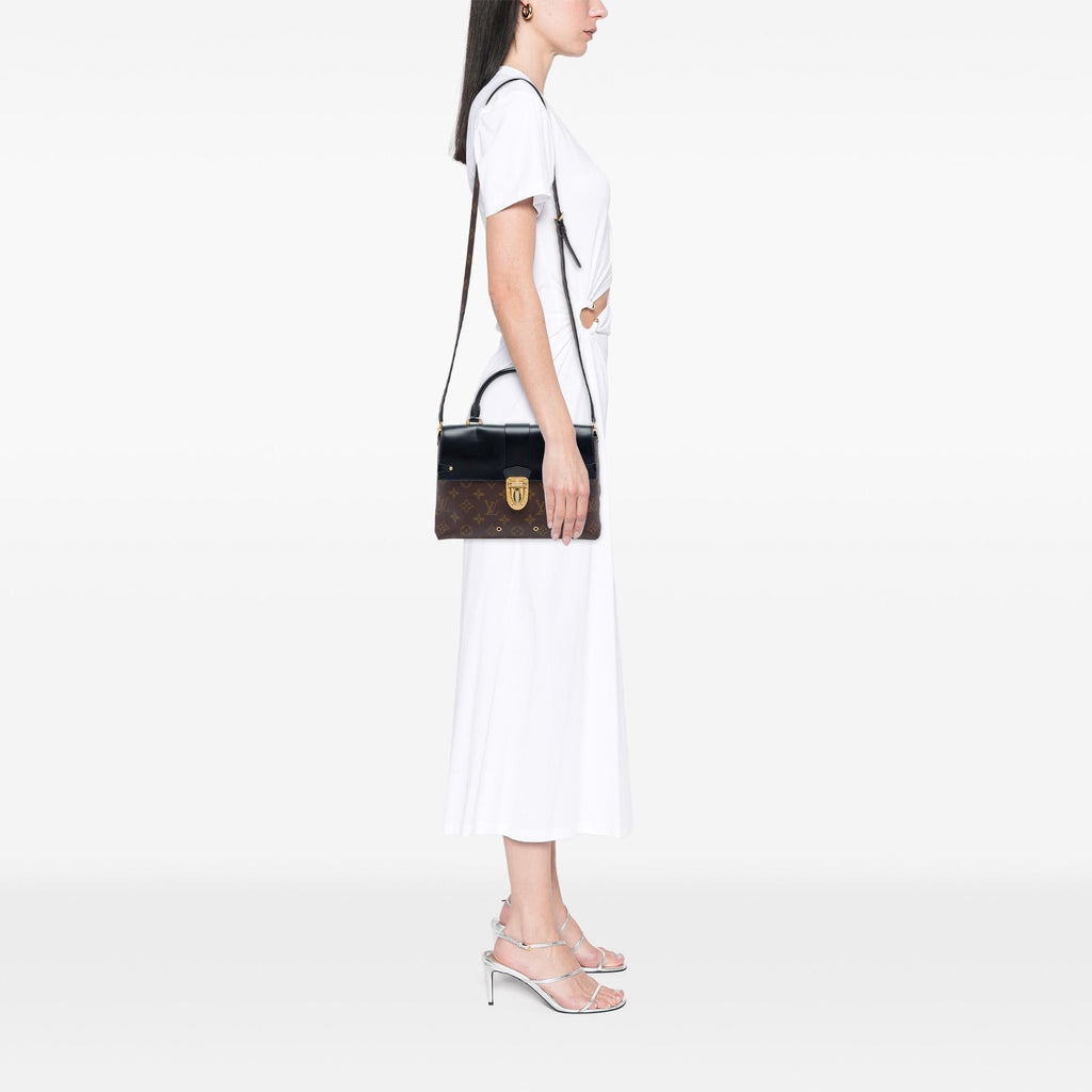 Louis Vuitton Monogram One Handle Flap MM Satchel