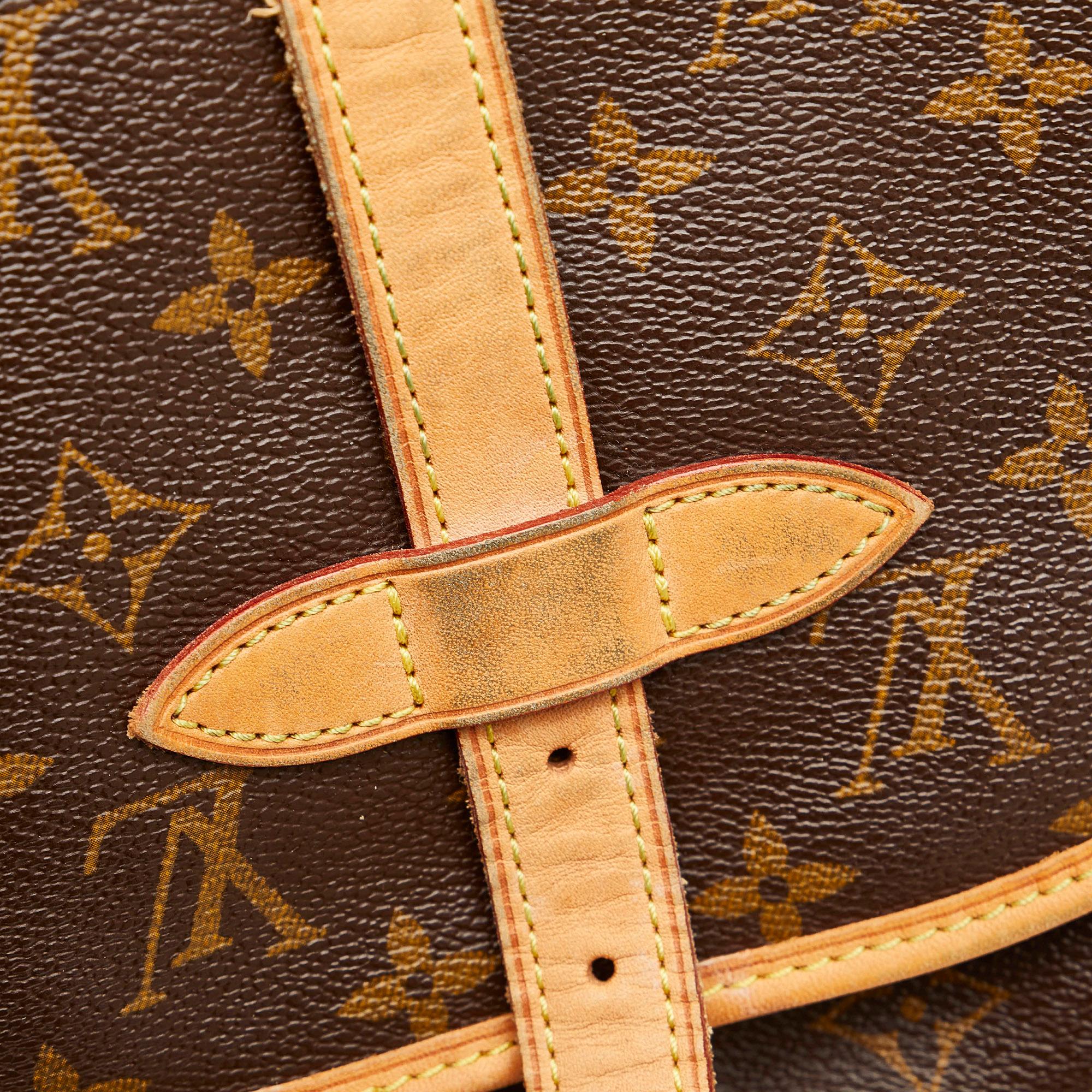 Louis Vuitton Monogram Saumur 25 (SHG-IeZ7vG)