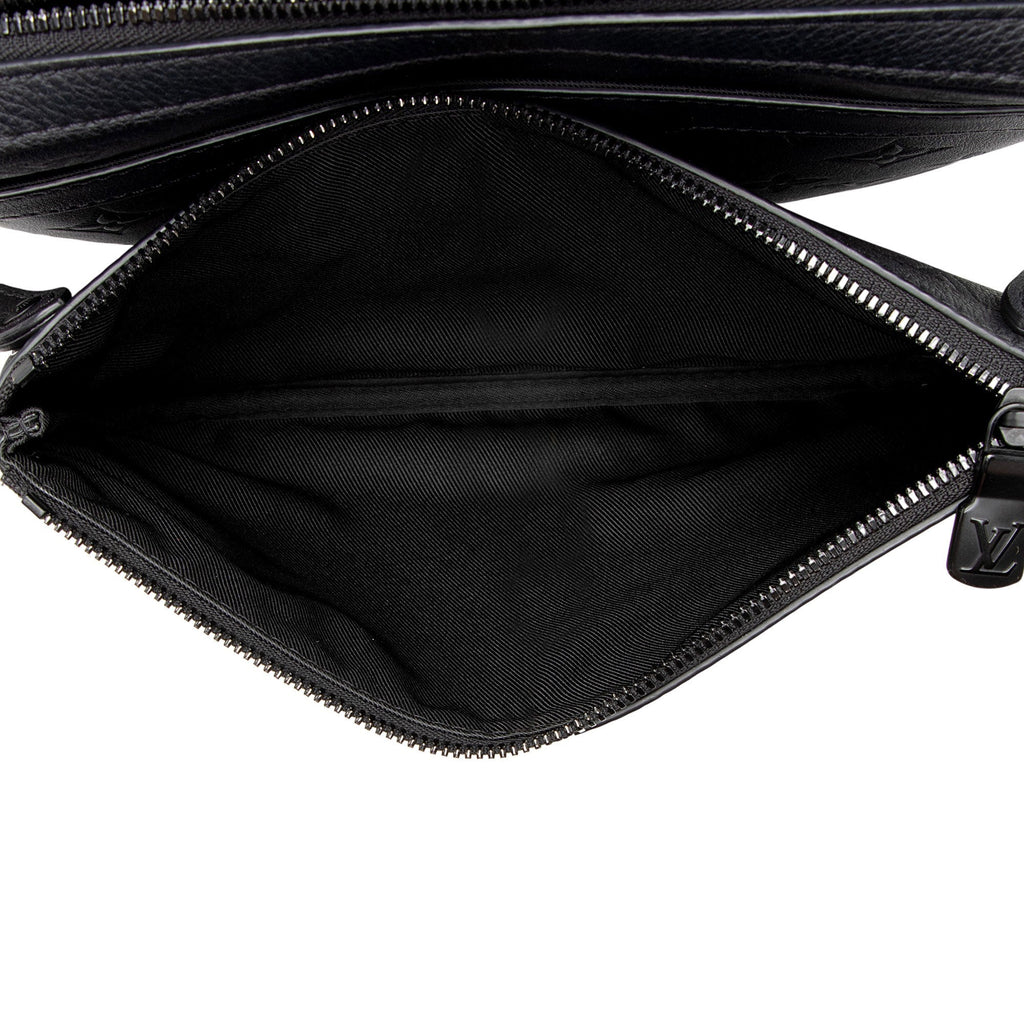 Louis Vuitton Monogram Shadow Calfskin Trio Messenger